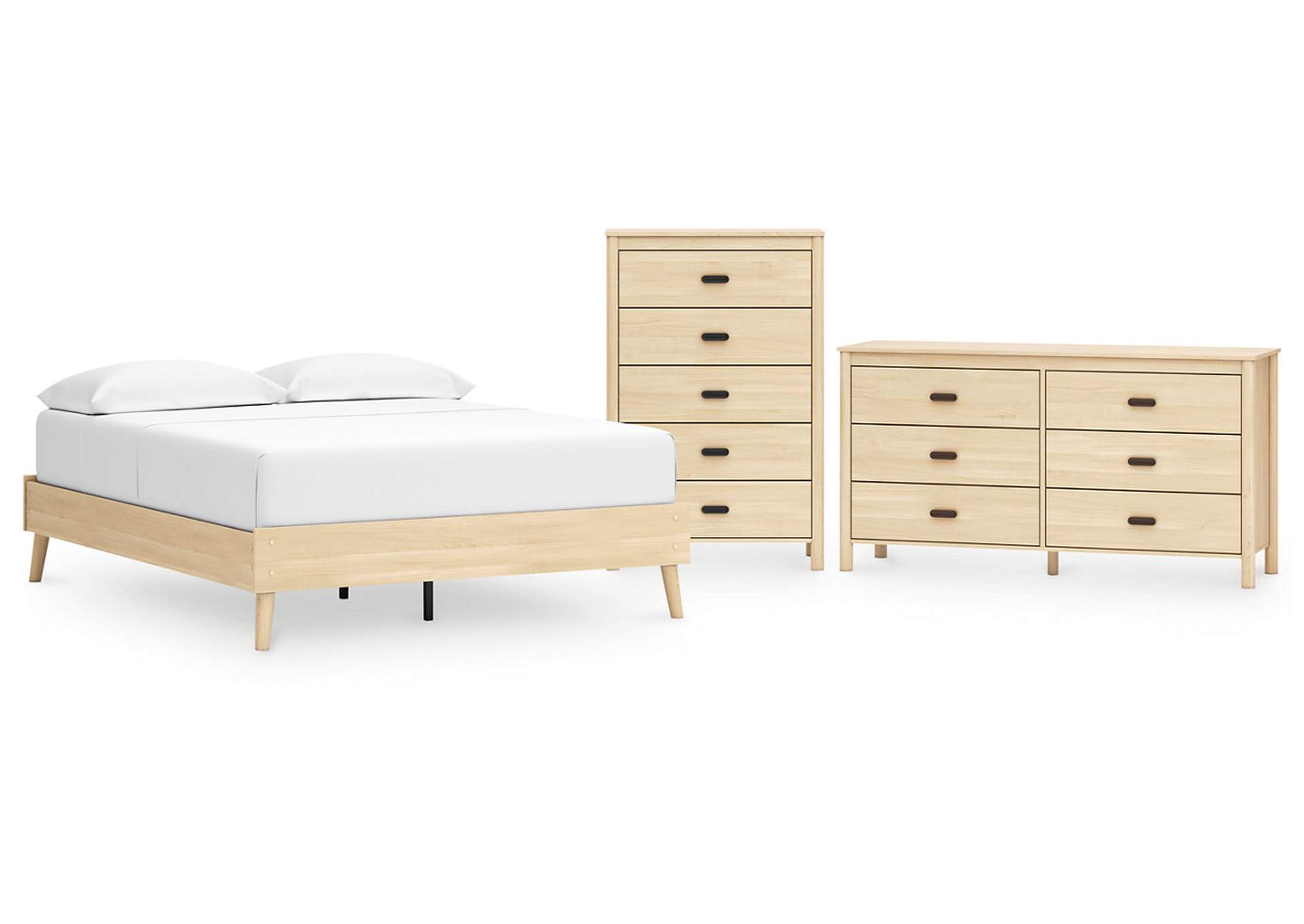 Cabinella Queen Platform Bed with Dresser and Chest,Signature Design By Ashley