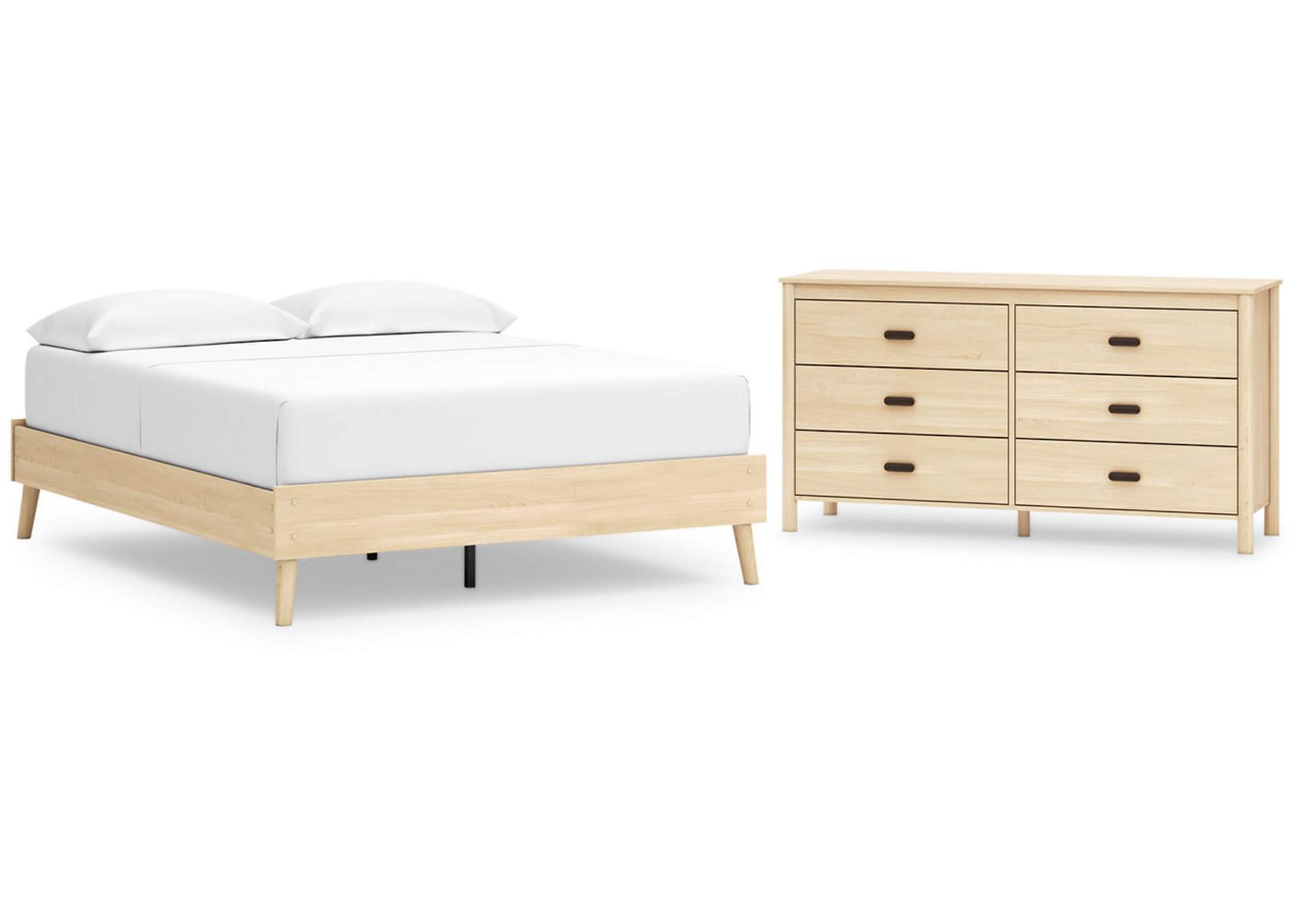 Cabinella Queen Platform Bed with Dresser,Signature Design By Ashley