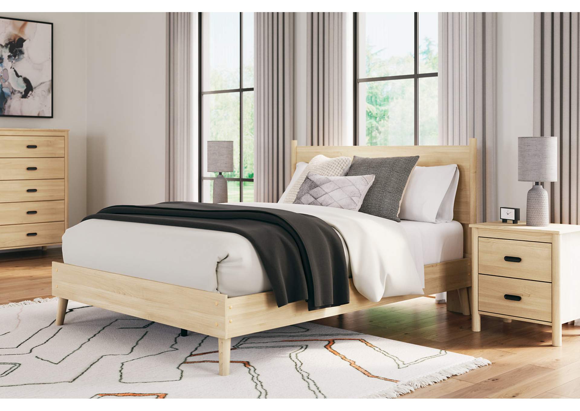 Cabinella Queen Platform Panel Bed,Signature Design By Ashley