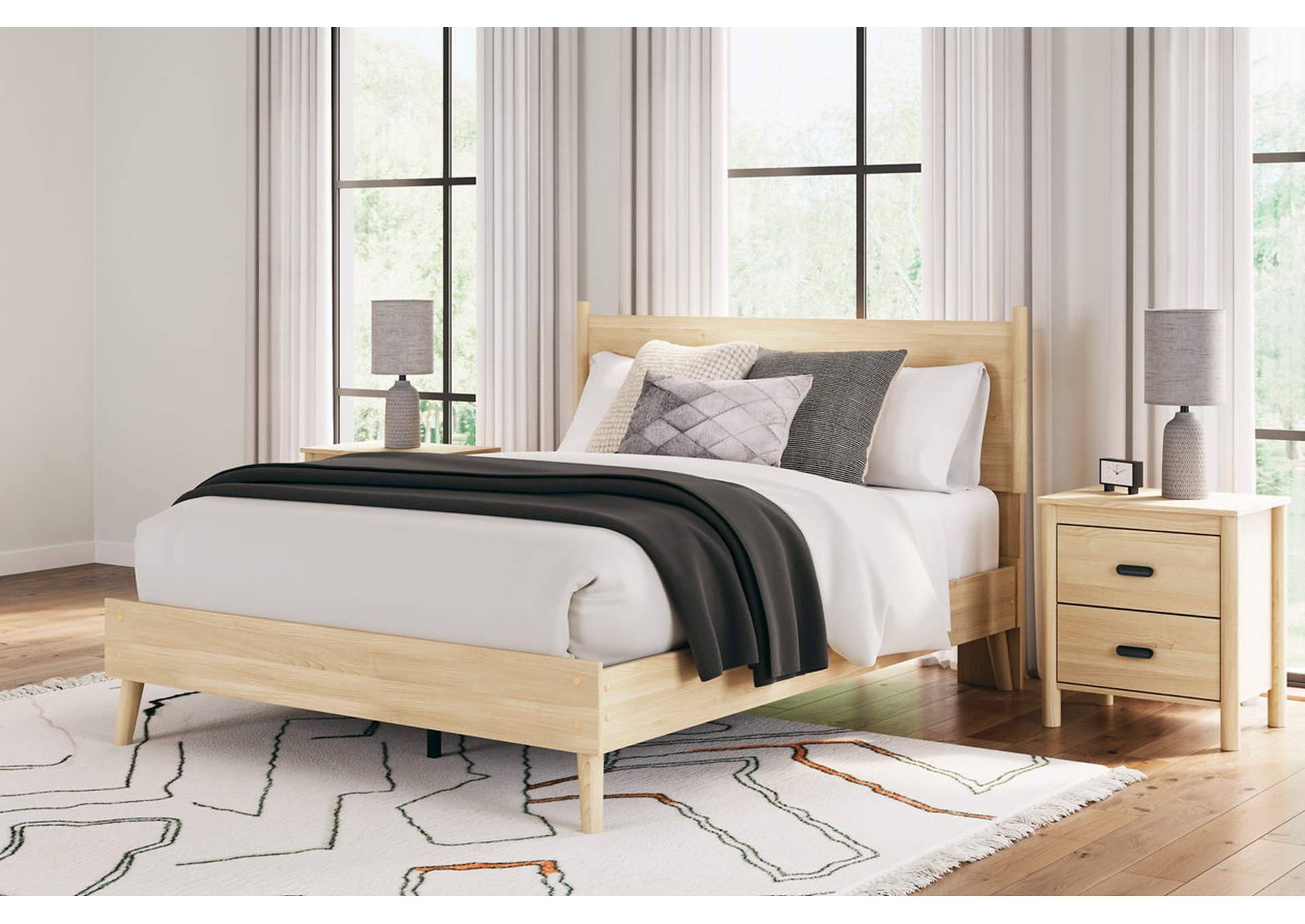 Cabinella Queen Platform Panel Bed,Signature Design By Ashley