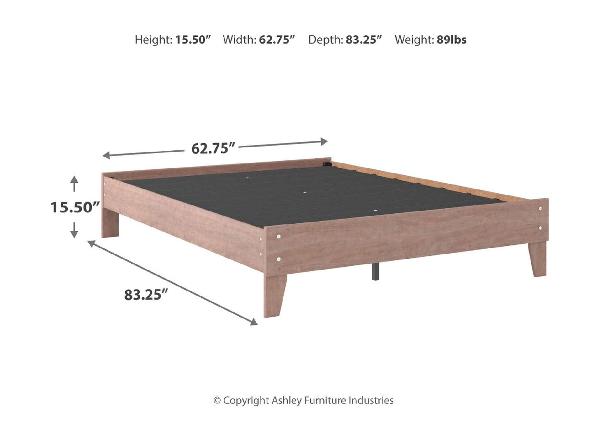 Flannia Queen Platform Bed,Signature Design By Ashley