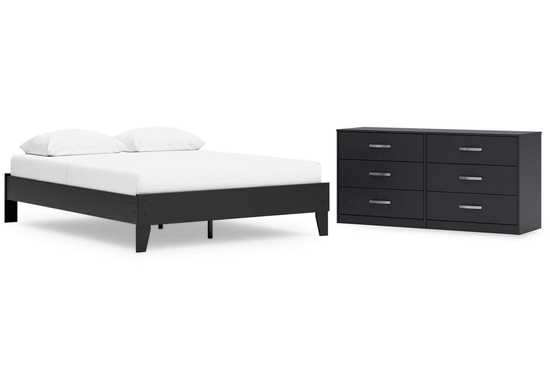 Finch Queen Platform Bed with Dresser,Signature Design By Ashley