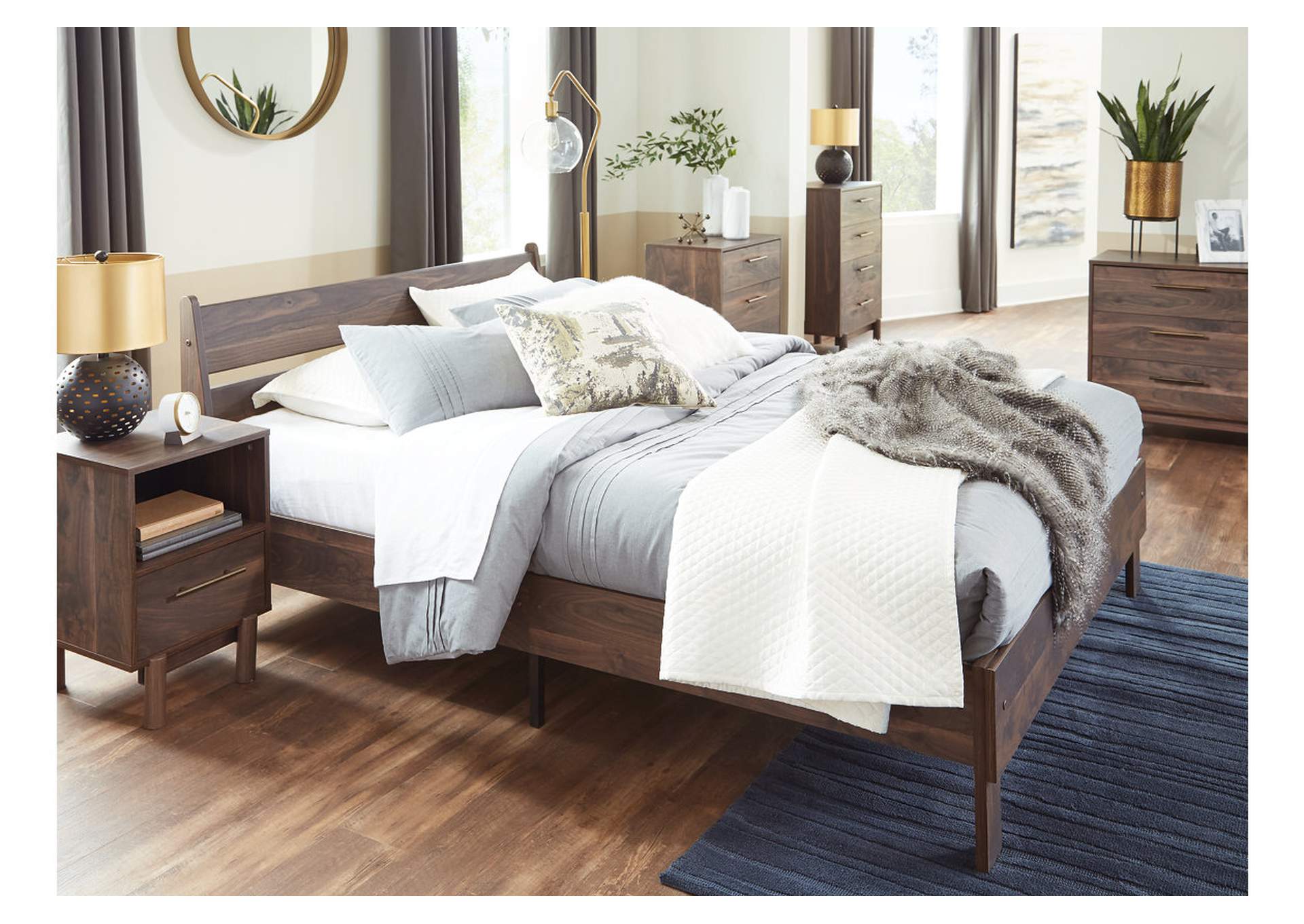 Calverson Queen Panel Platform Bed,Signature Design By Ashley