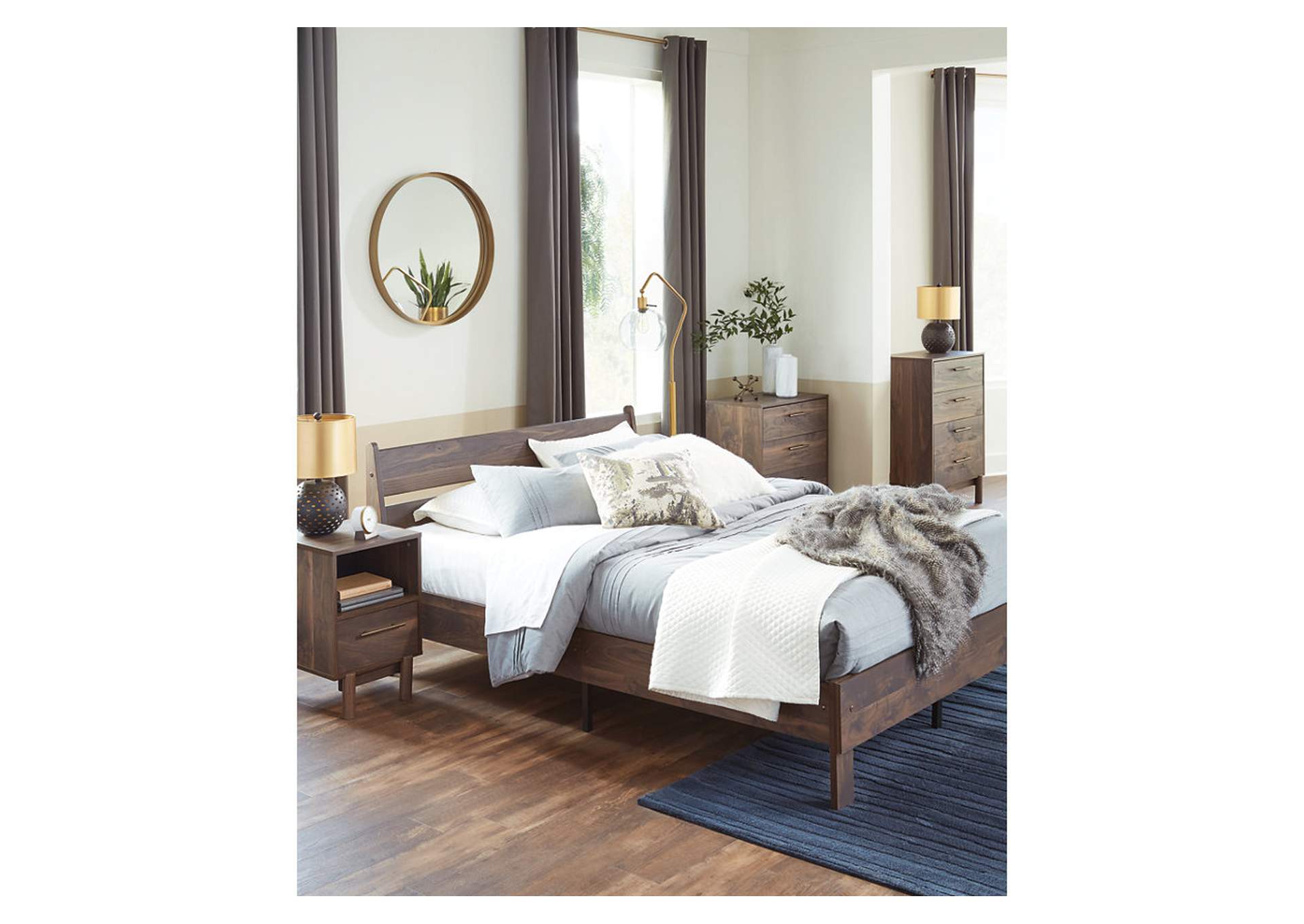 Calverson Queen Panel Platform Bed,Signature Design By Ashley