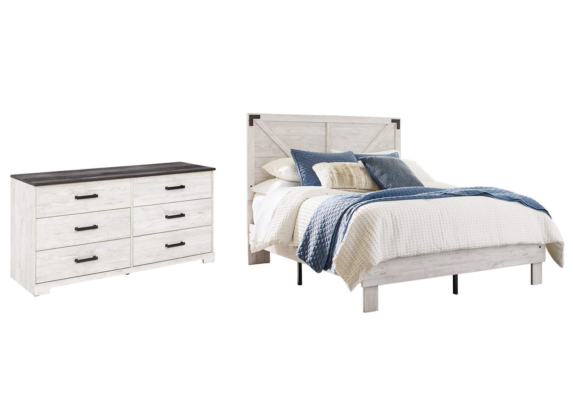 Shawburn Queen Platform Bed with Dresser,Signature Design By Ashley