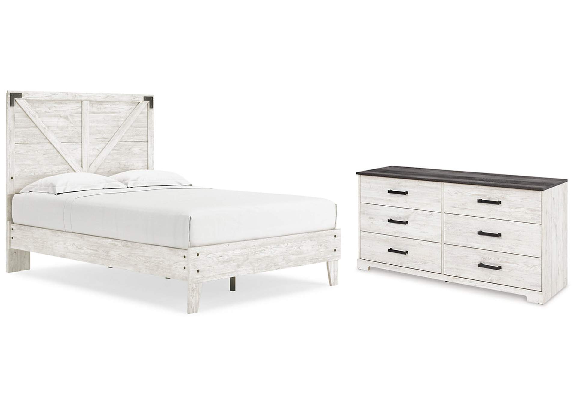 Shawburn Full Platform Bed with Dresser,Signature Design By Ashley