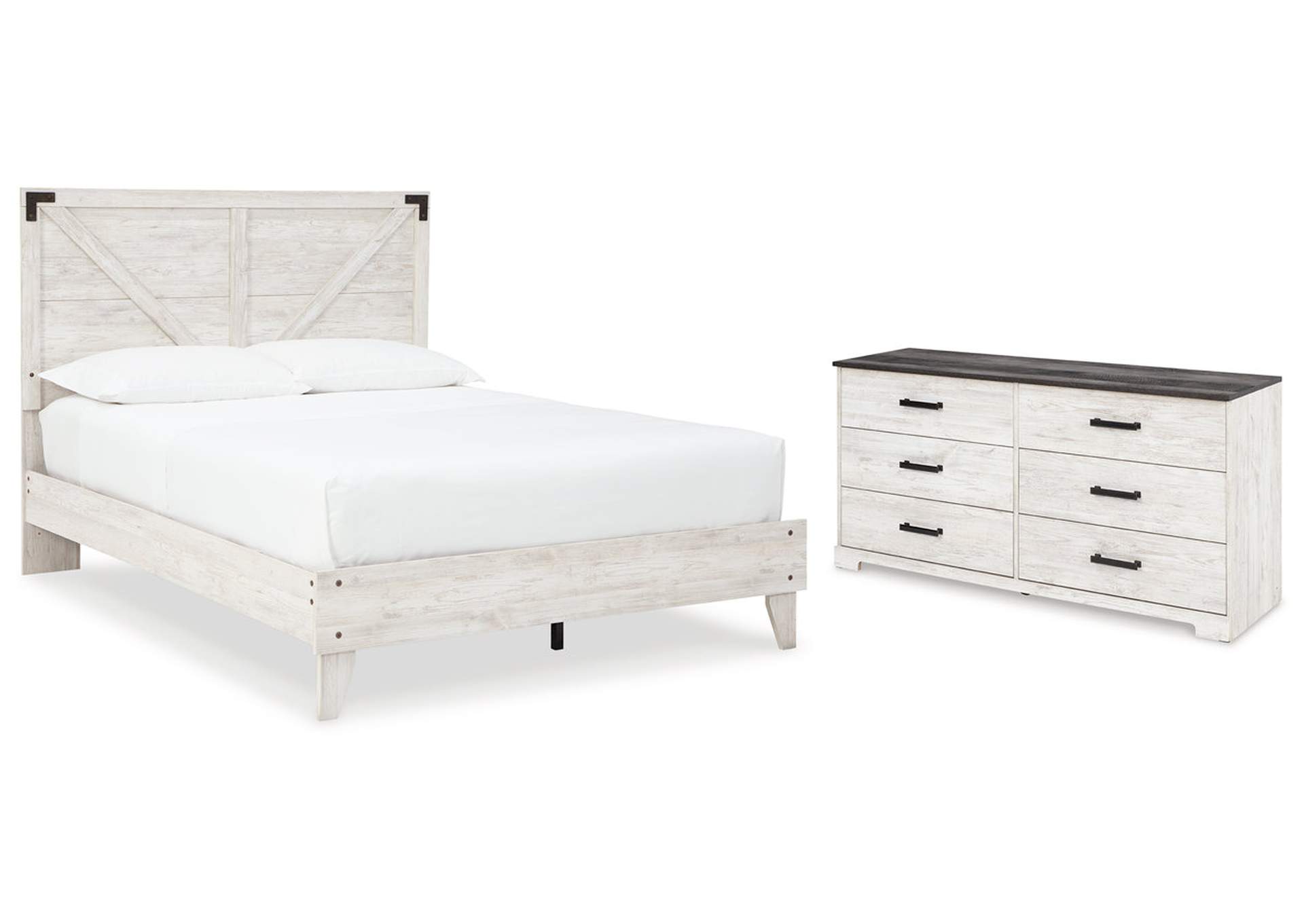 Shawburn Queen Platform Bed with Dresser,Signature Design By Ashley