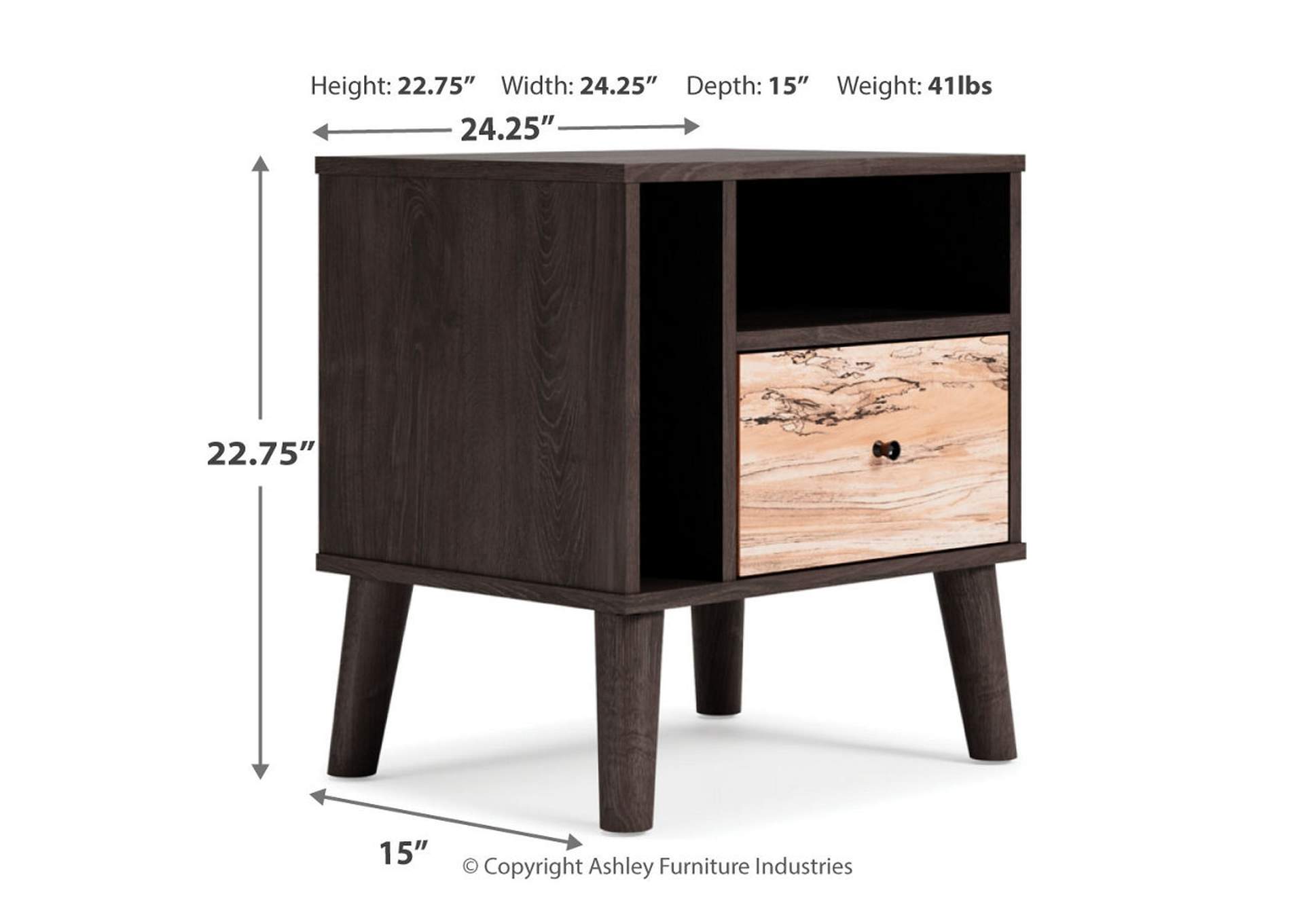 Piperton Nightstand,Signature Design By Ashley