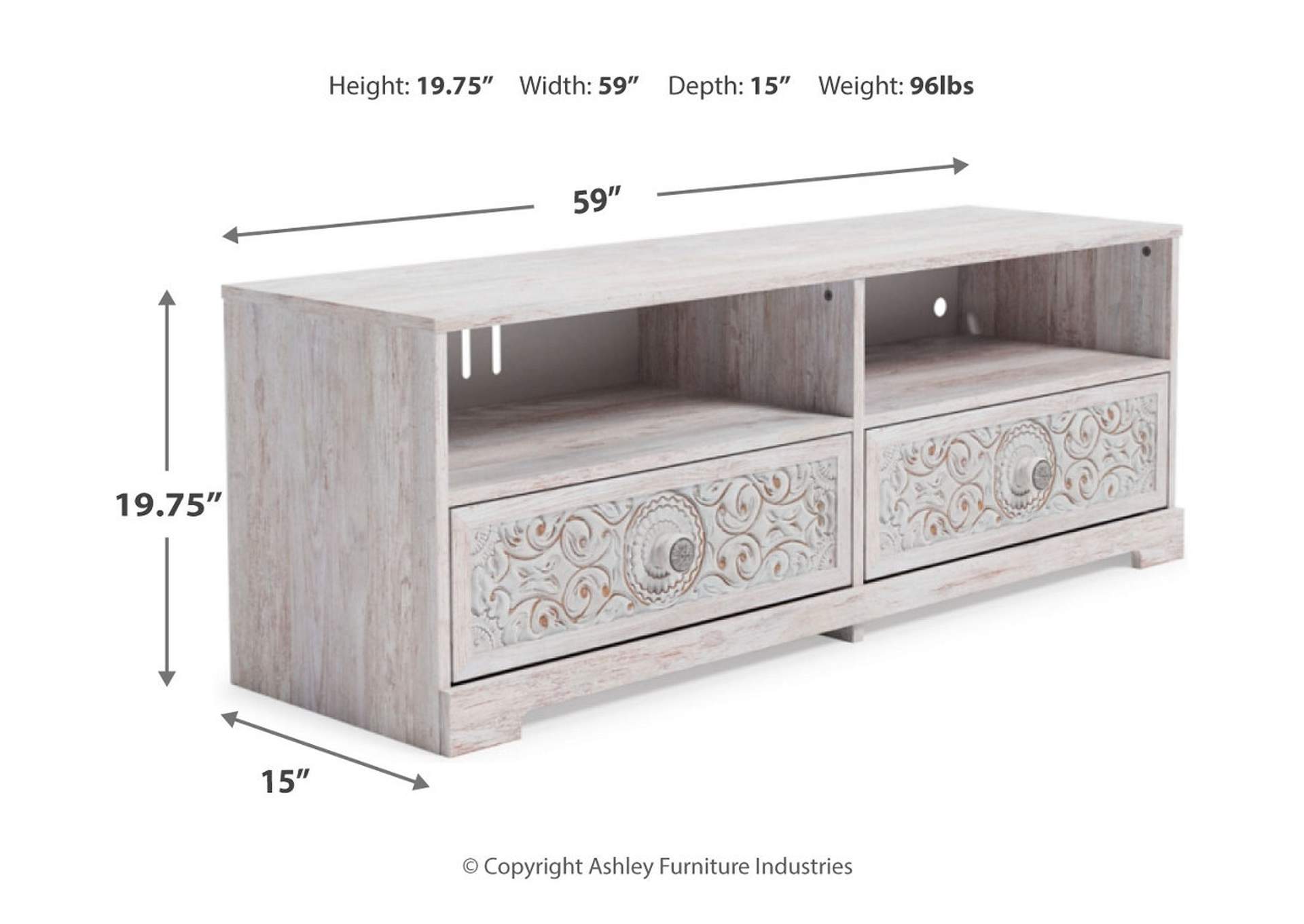 Paxberry 59" TV Stand,Signature Design By Ashley