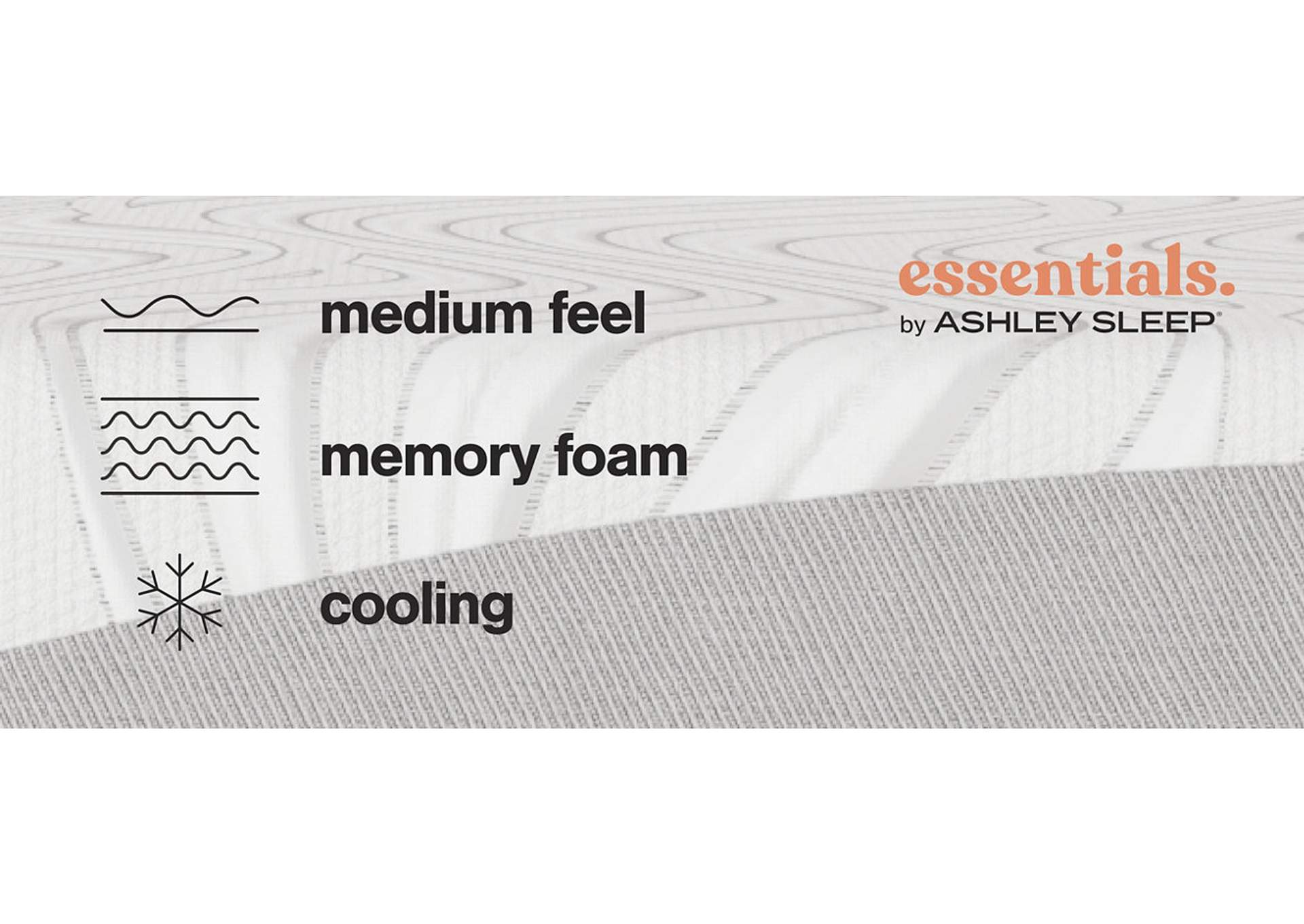 10 Inch Memory Foam King Mattress,Sierra Sleep by Ashley