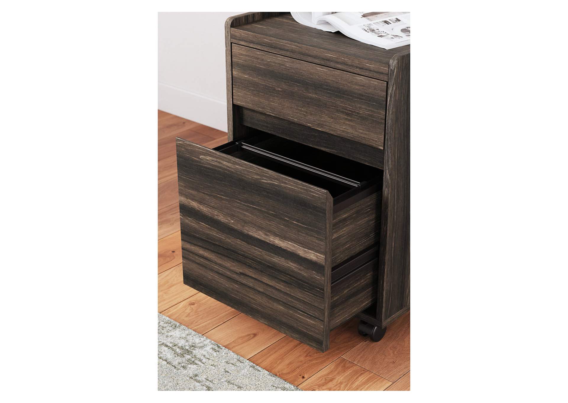 Zendex Home Office Desk and Storage,Signature Design By Ashley