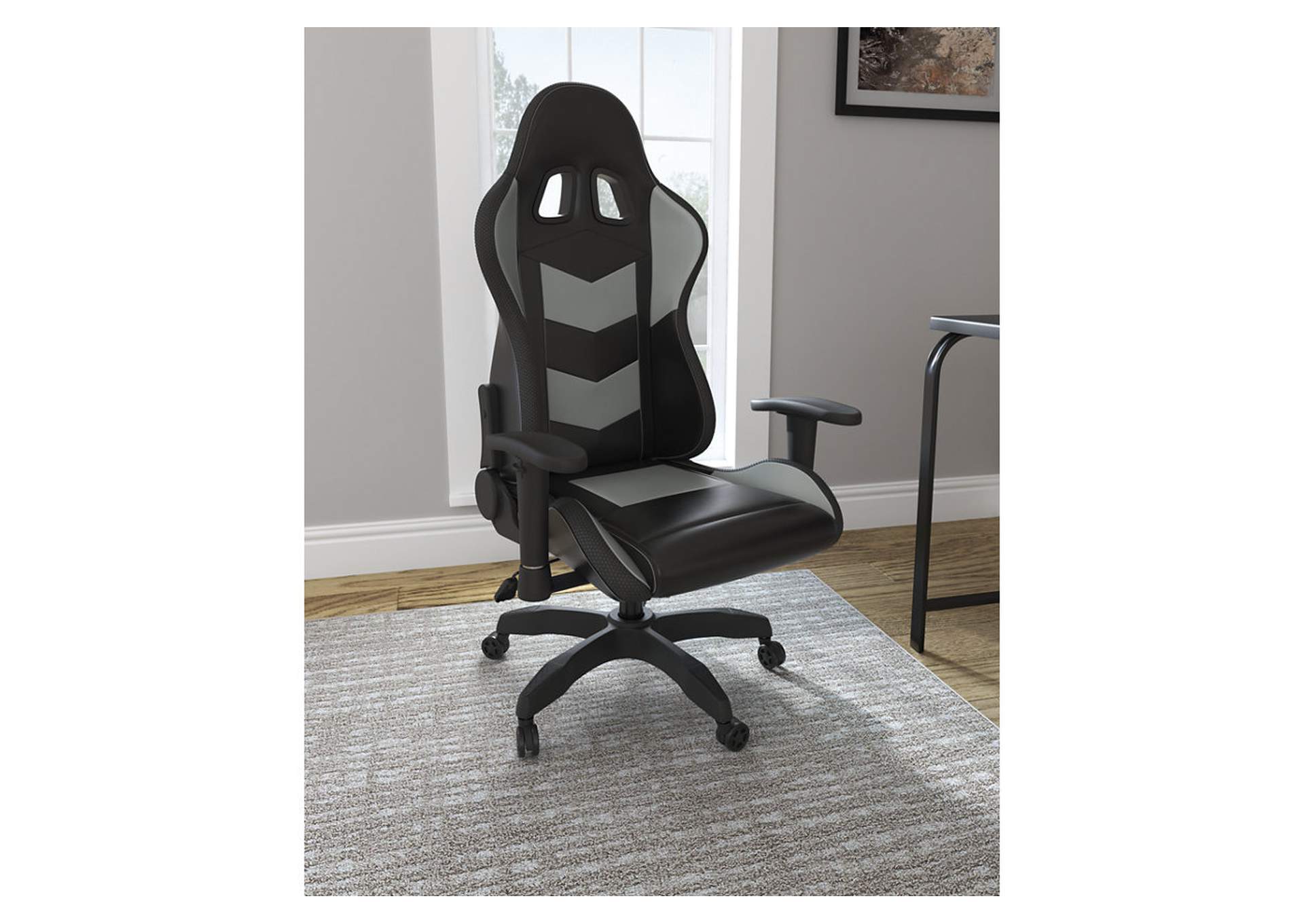 Lynxtyn Home Office Desk with Chair,Signature Design By Ashley
