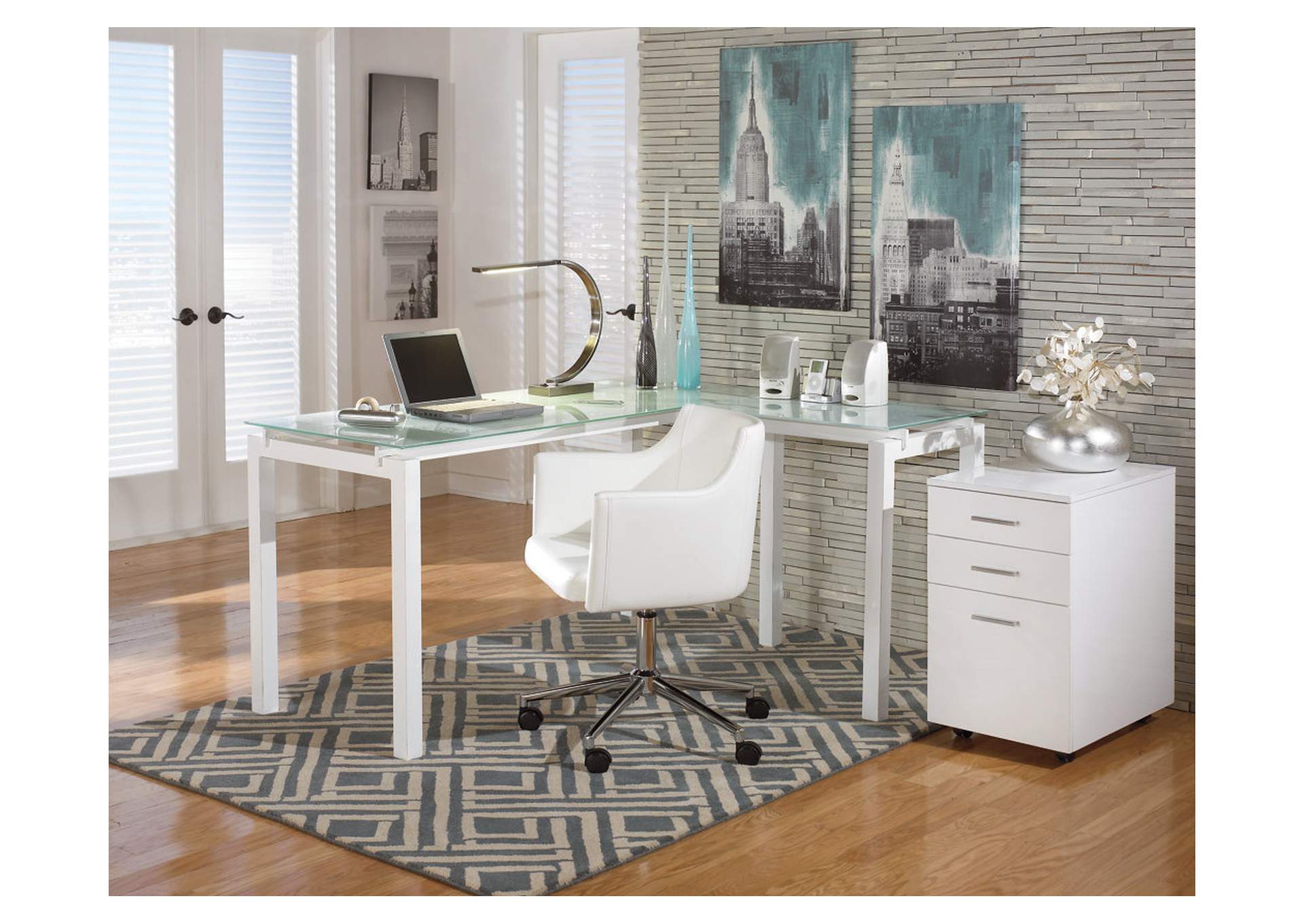 Baraga 61\" Home Office Desk,Direct To Consumer Express