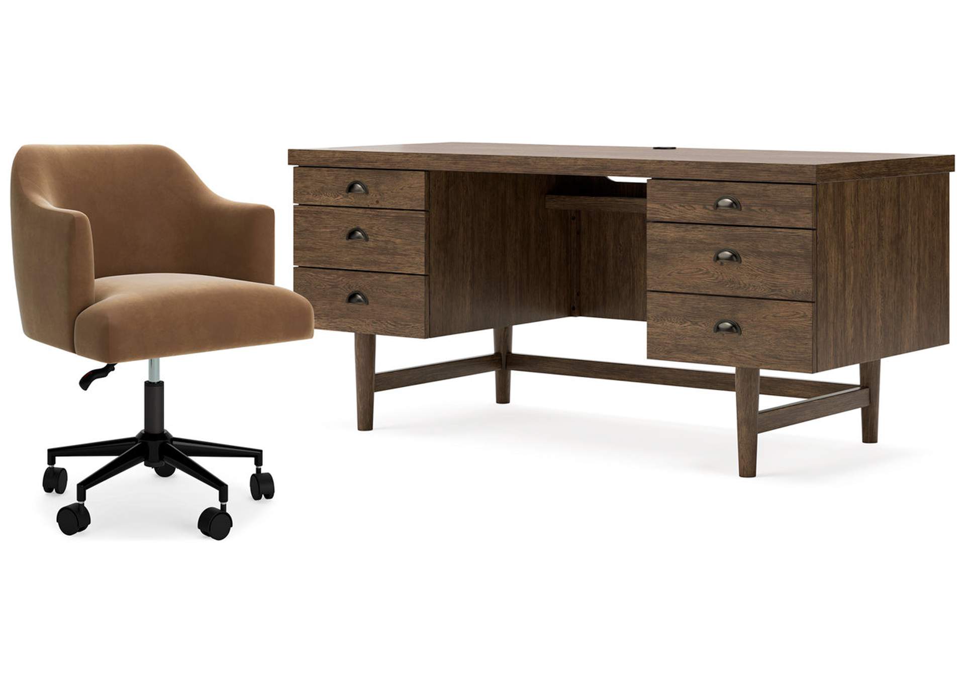 Austanny Home Office Desk with Chair,Signature Design By Ashley