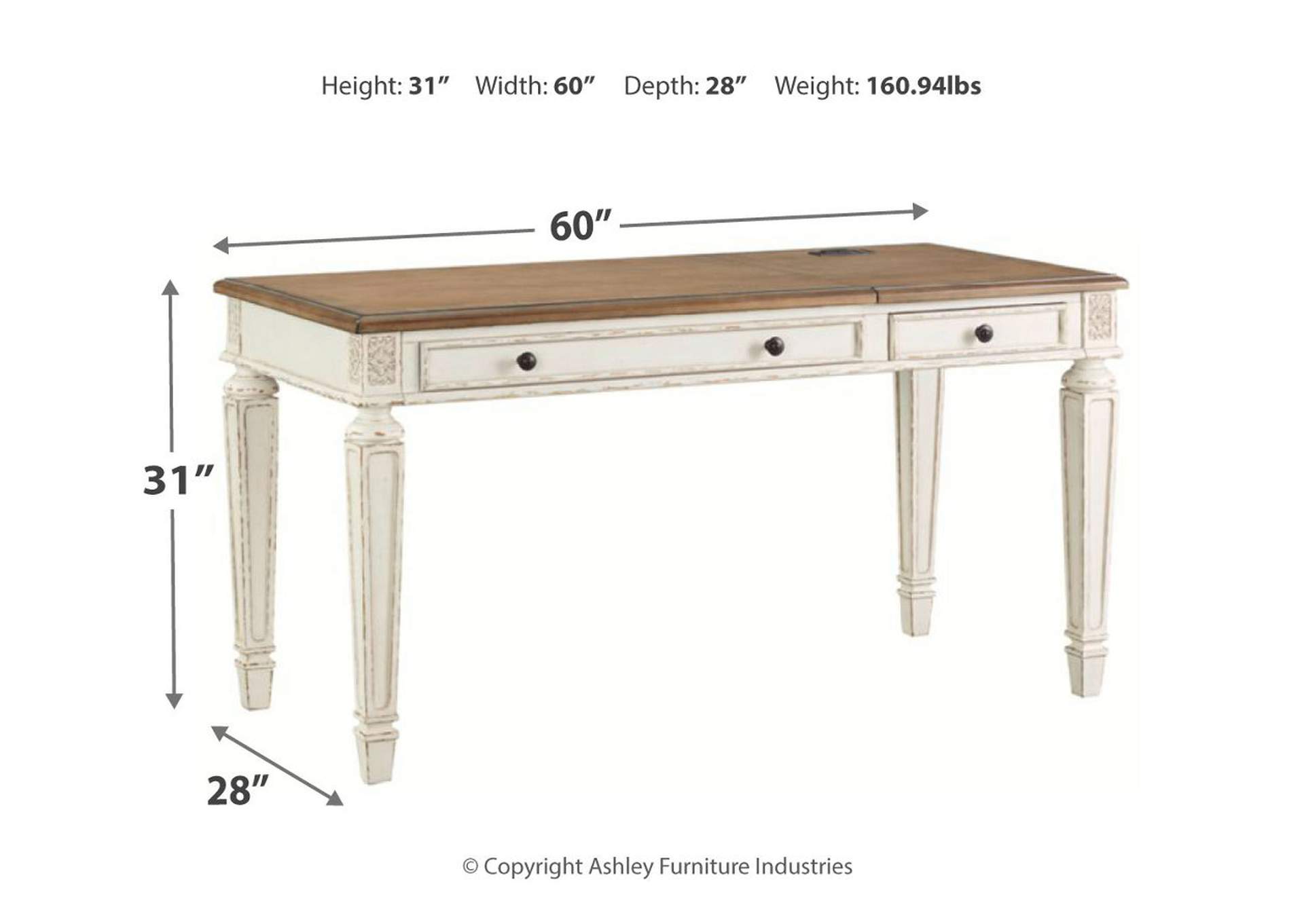 Realyn Home Office Lift Top Desk,Signature Design By Ashley