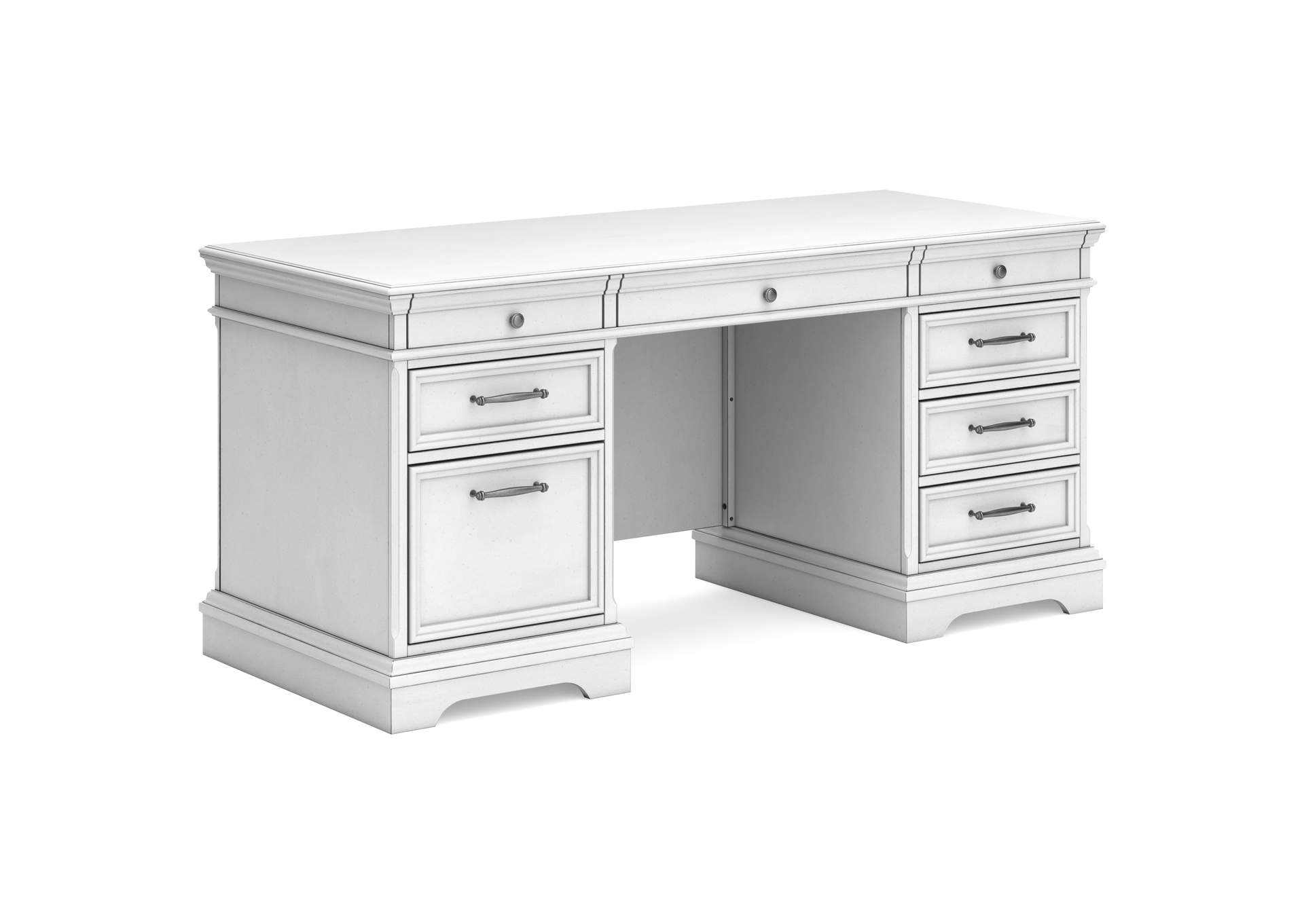 Kanwyn Home Office Desk - Right Facing Pedestal,Signature Design By Ashley