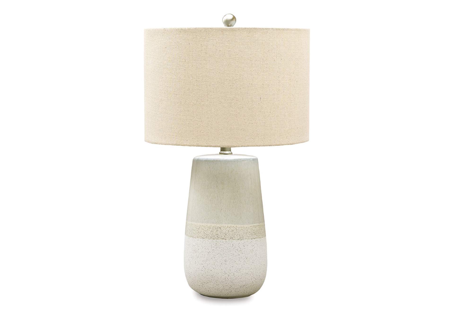 Shavon Beige/White Table Lamp,Direct To Consumer Express