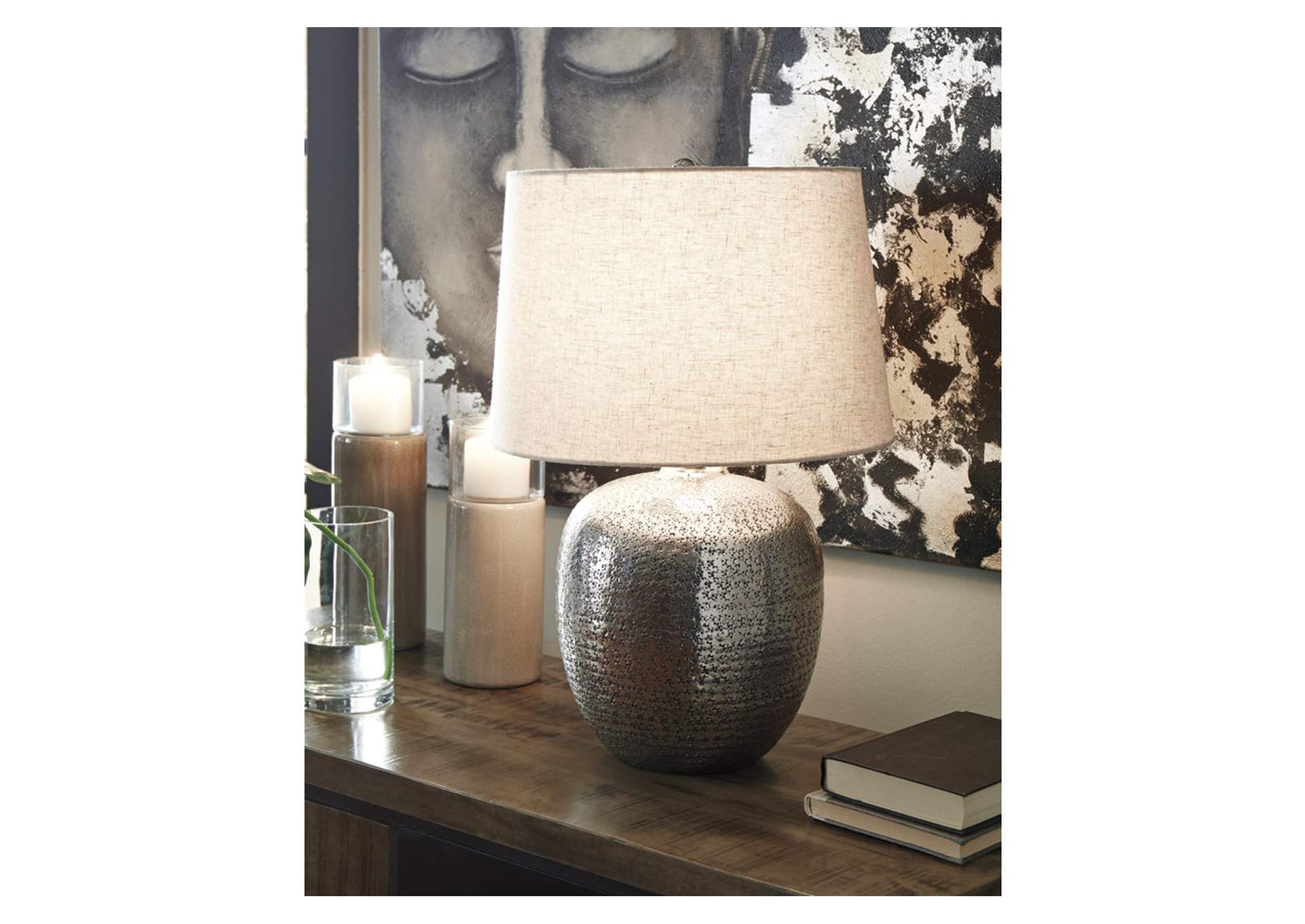 Magalie Gray Table Lamp,Direct To Consumer Express