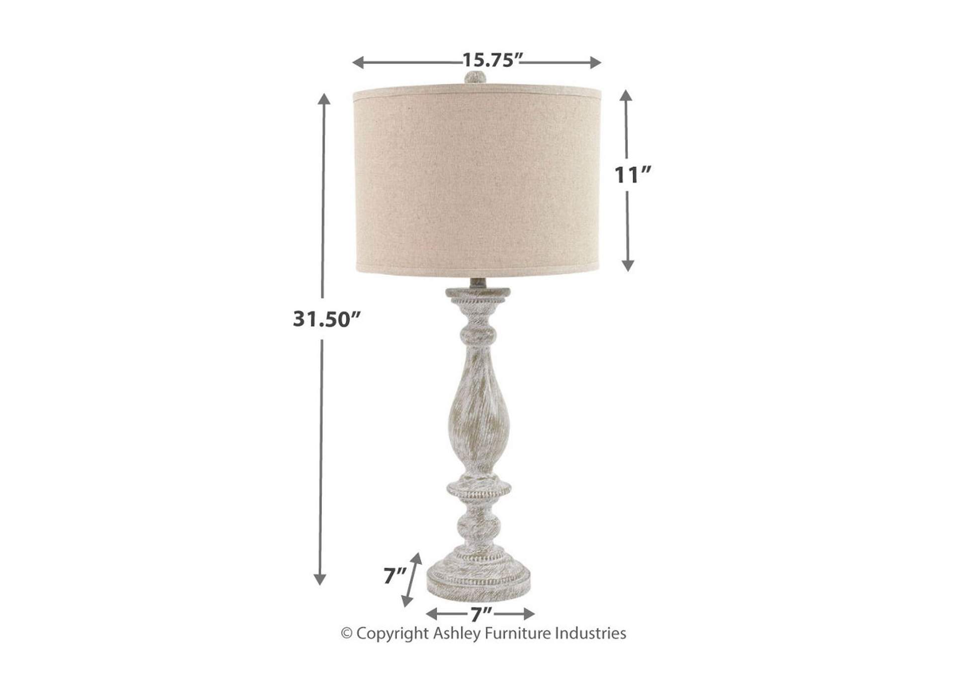 Bernadate Table Lamp (Set of 2),Signature Design By Ashley
