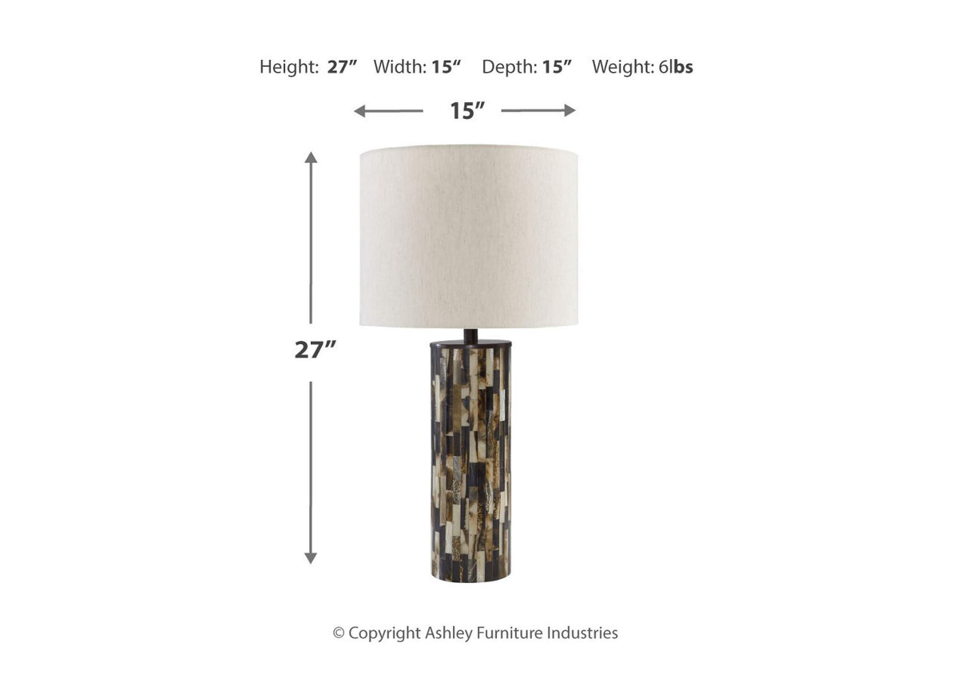 Ellford 2-Piece Table Lamp Set,Signature Design By Ashley