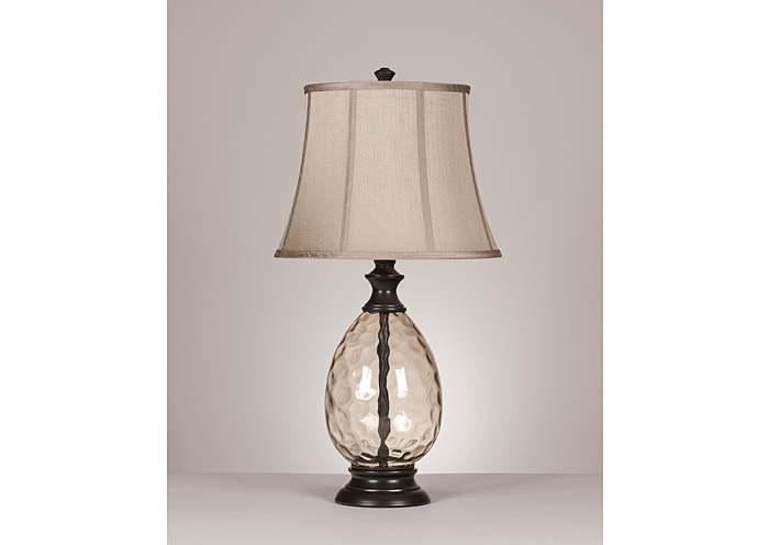 Bronze Olivia Glass Table Lamp (Set of 2),ABF Signature Design by Ashley