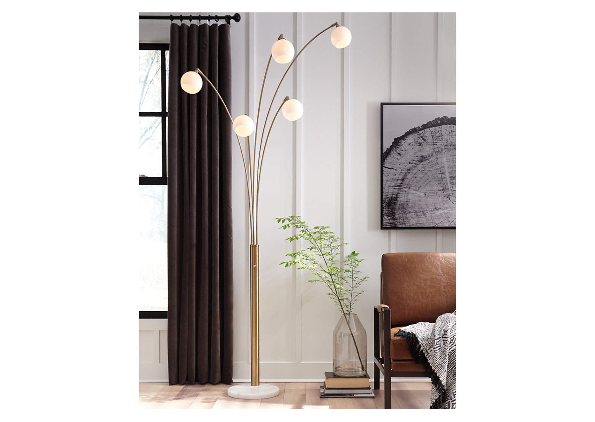 Taliya Arc Lamp,Signature Design By Ashley