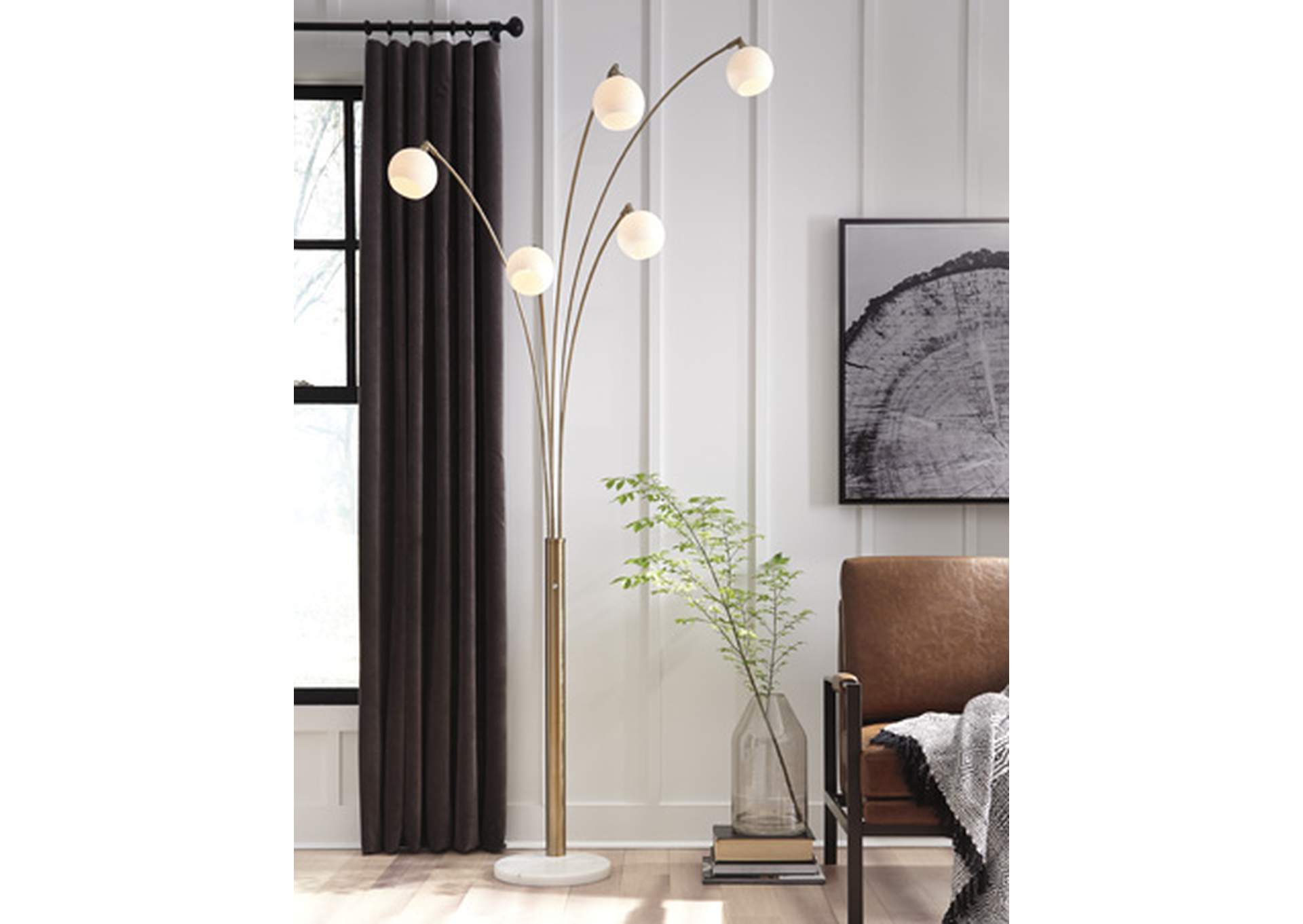 Taliya Arc Lamp,Signature Design By Ashley