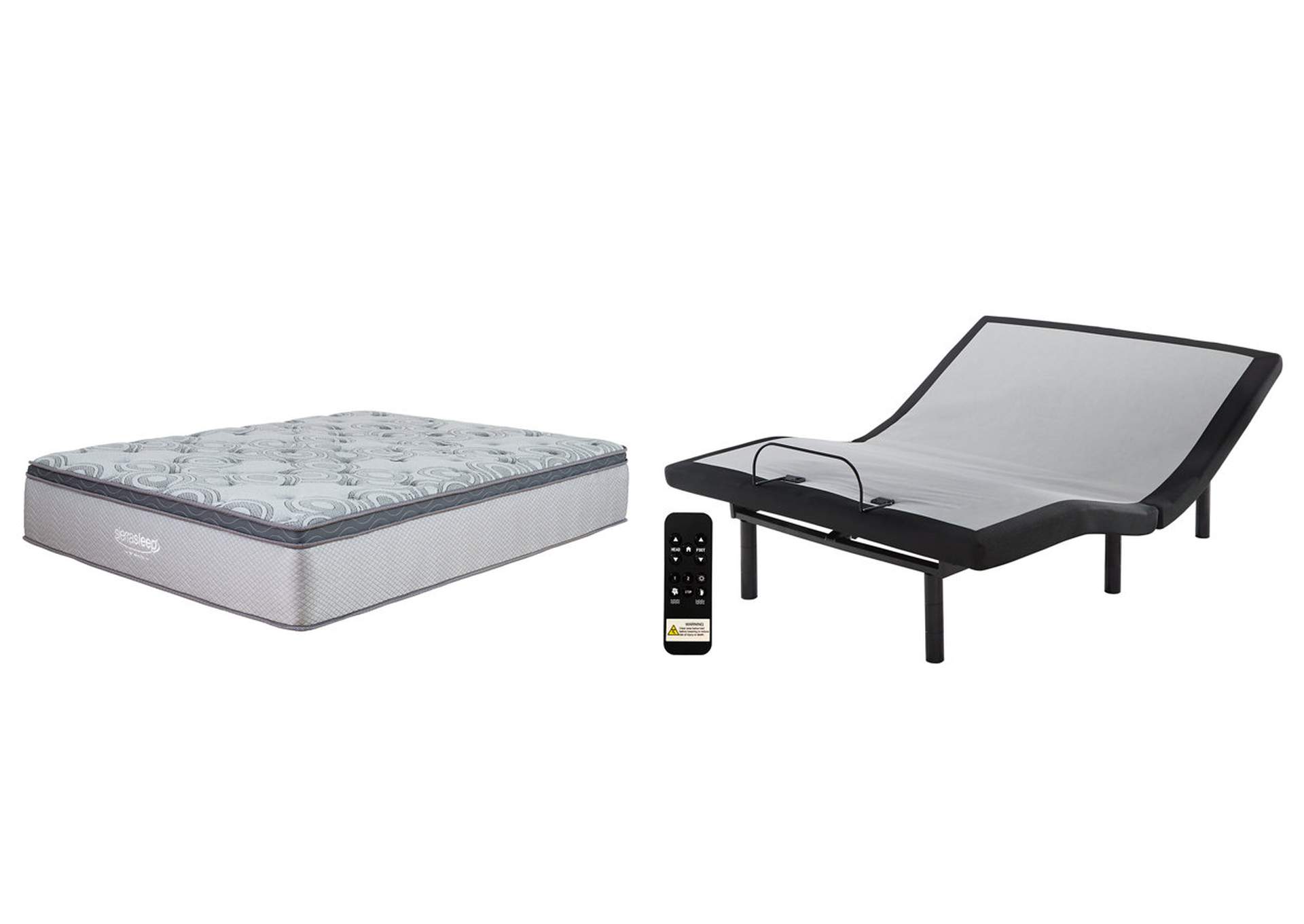 Augusta Mattress with Adjustable Base,Sierra Sleep by Ashley