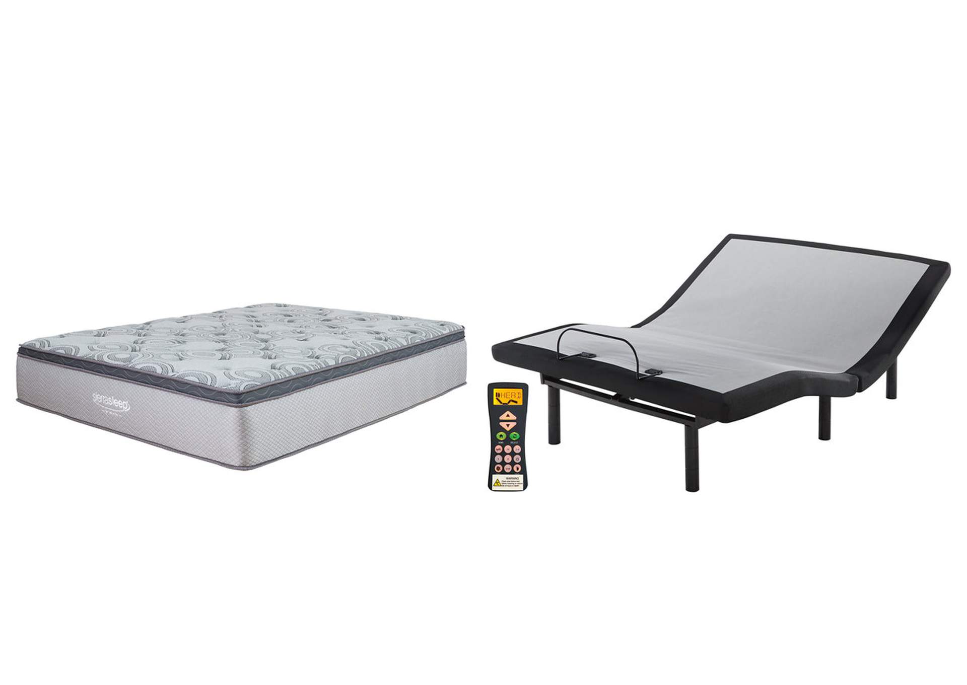 Augusta Mattress with Adjustable Base,Sierra Sleep by Ashley