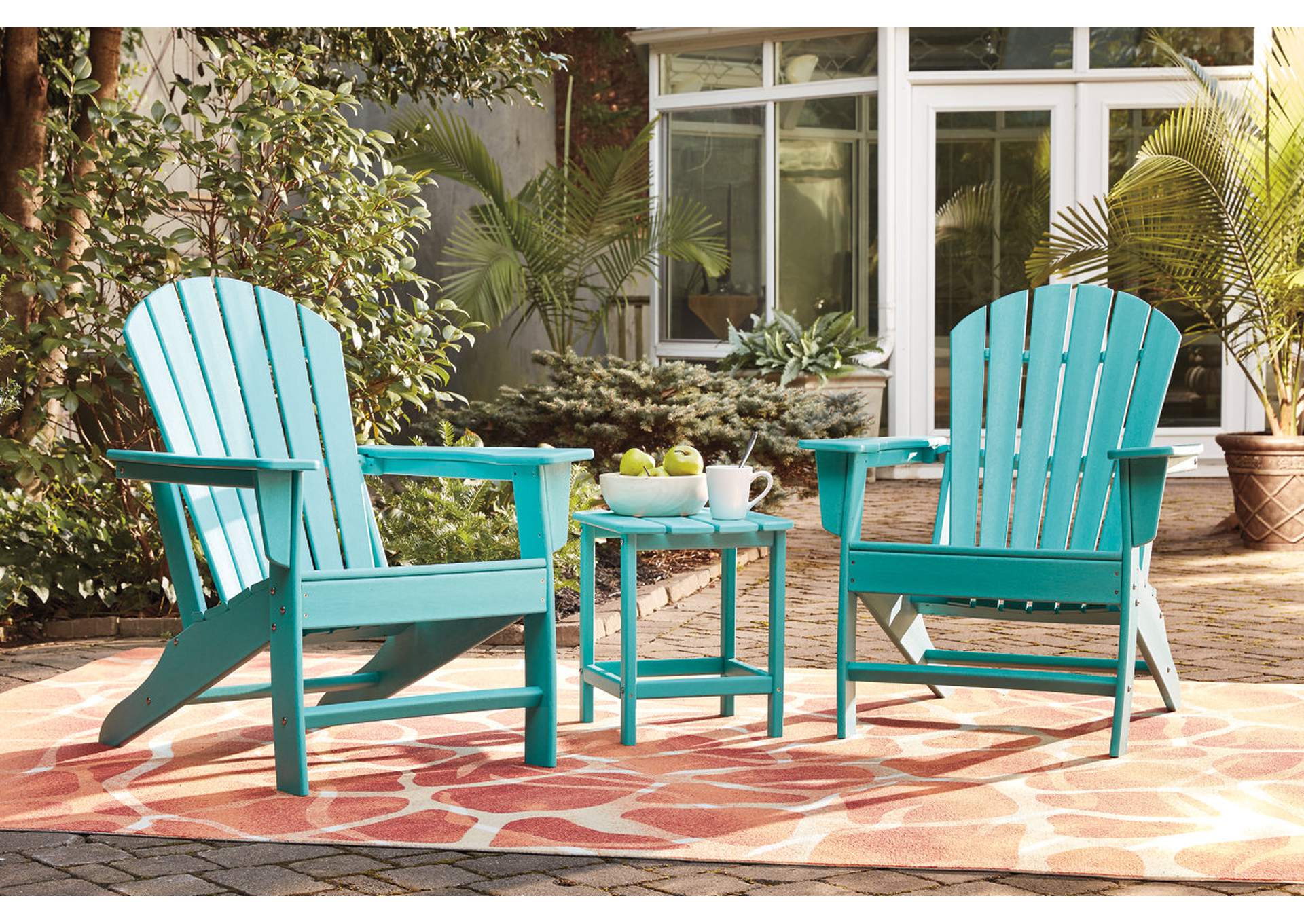 Sundown Treasure 2 Outdoor Chairs with End Table,Outdoor By Ashley