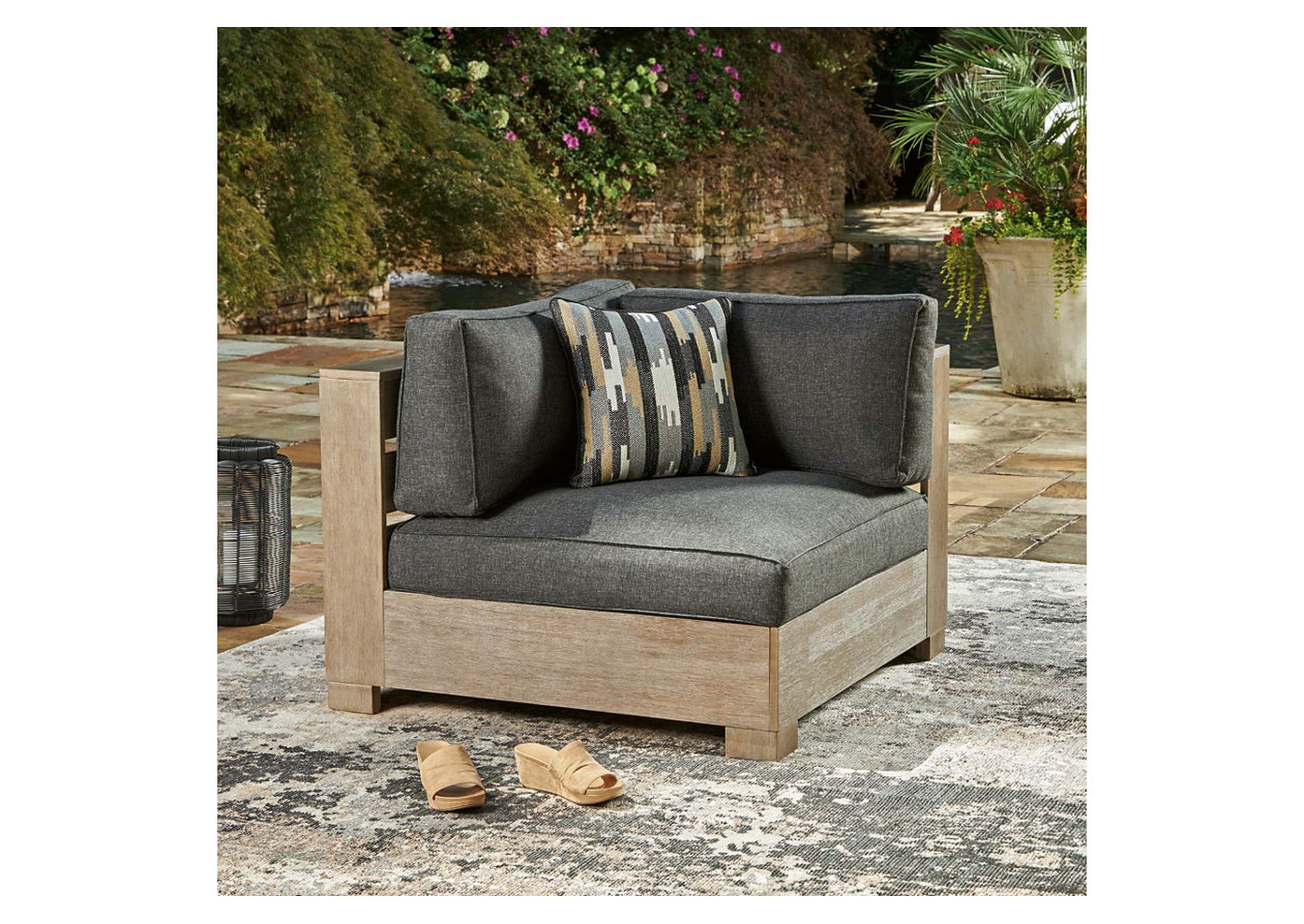 Citrine Park 5-Piece Outdoor Sectional with Ottoman,Outdoor By Ashley