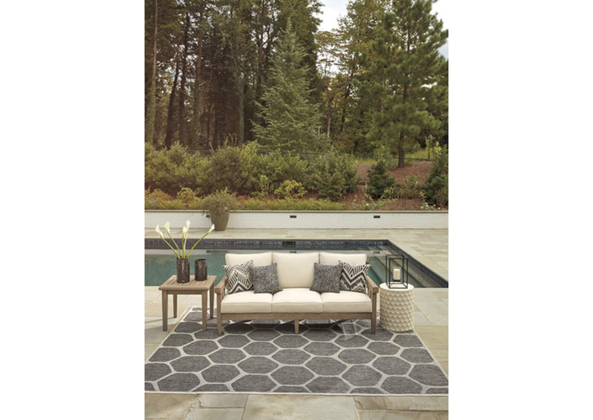 Gerianne Sofa with Cushion,Outdoor By Ashley