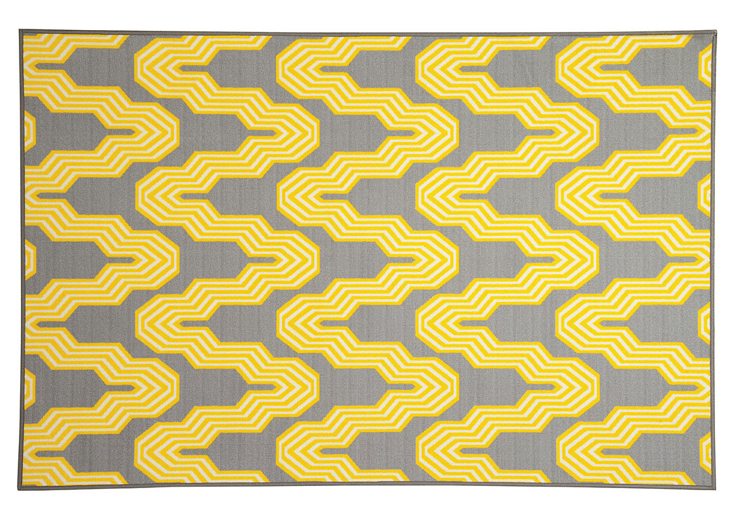 Nimat Yellow Medium Rug,ABF Signature Design by Ashley