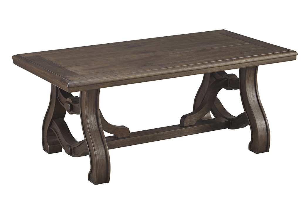 Tanobay Gray Rectangular Cocktail Table,ABF Signature Design by Ashley