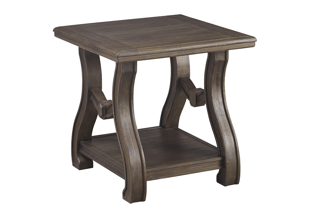 Tanobay Gray Square End Table,ABF Signature Design by Ashley