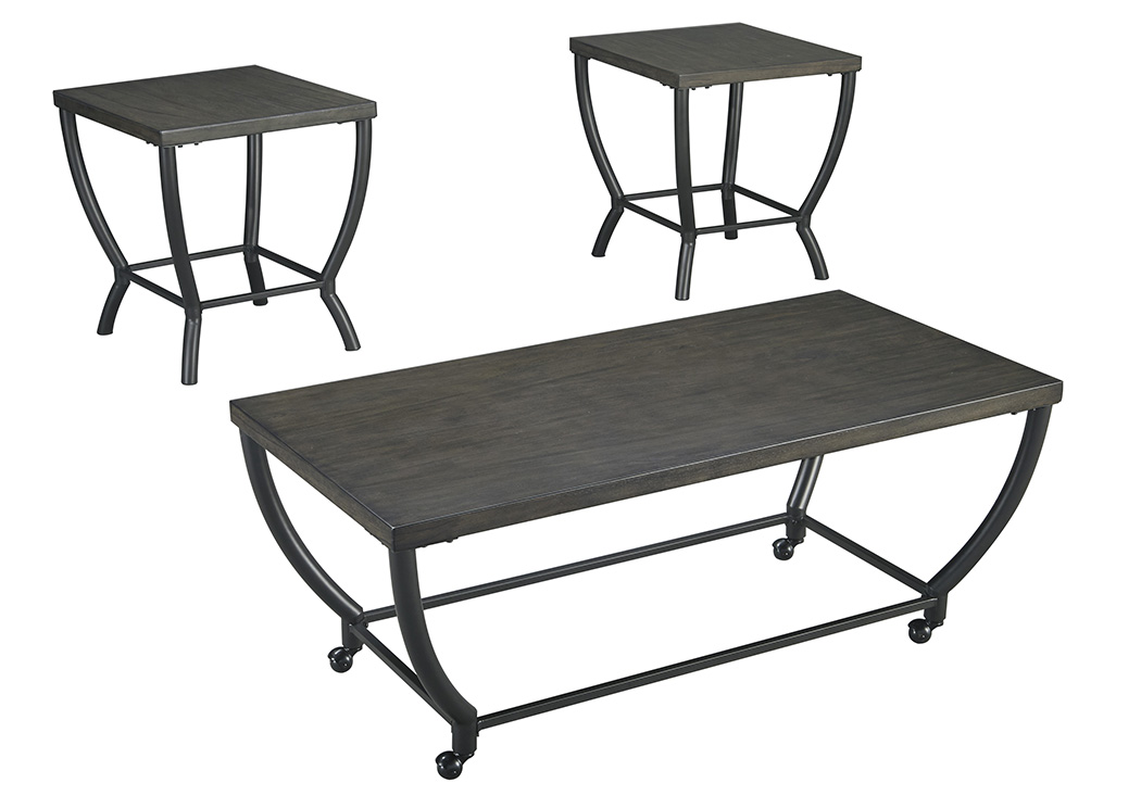 Champori Grayish Brown Occasional Table Set,ABF Signature Design by Ashley