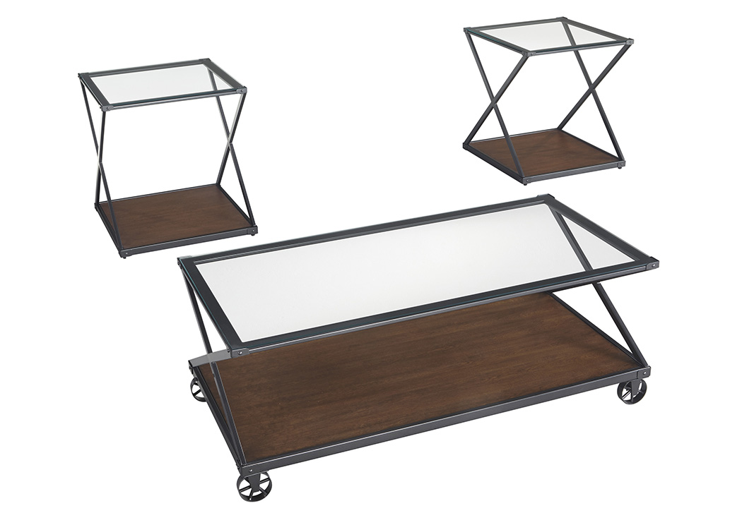 Banilee Chestnut Occasional Table Set,ABF Signature Design by Ashley