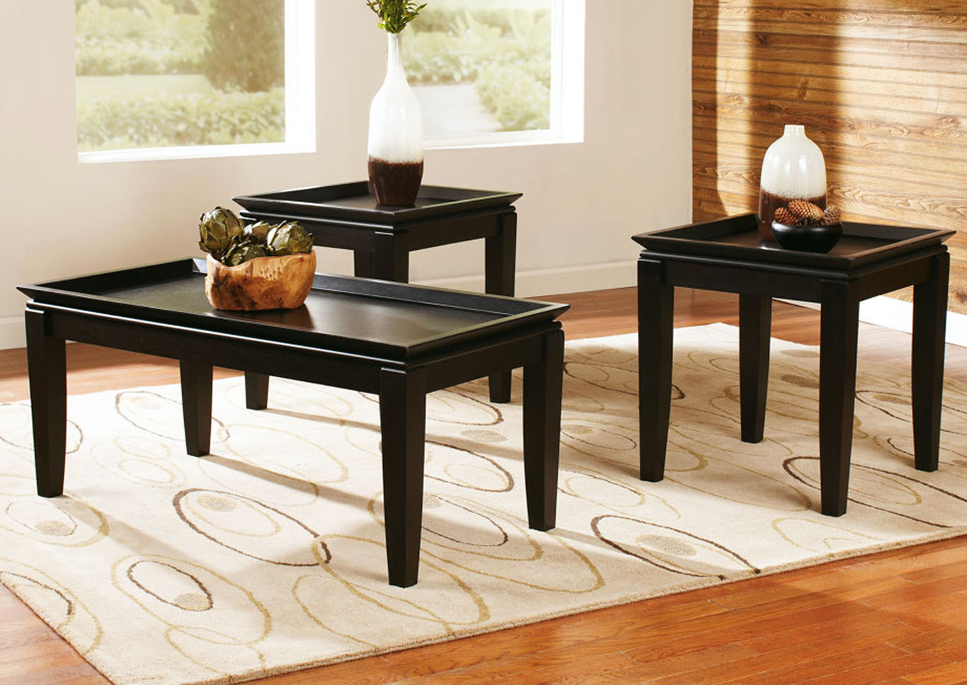 Delormy Occasional Table Set (Cocktail & 2 Ends),ABF Signature Design by Ashley