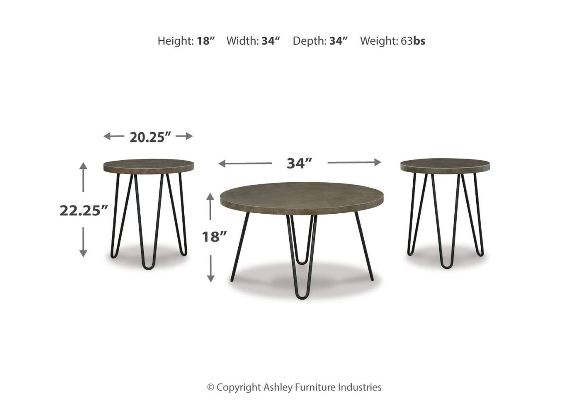Hadasky Table (Set of 3),Signature Design By Ashley