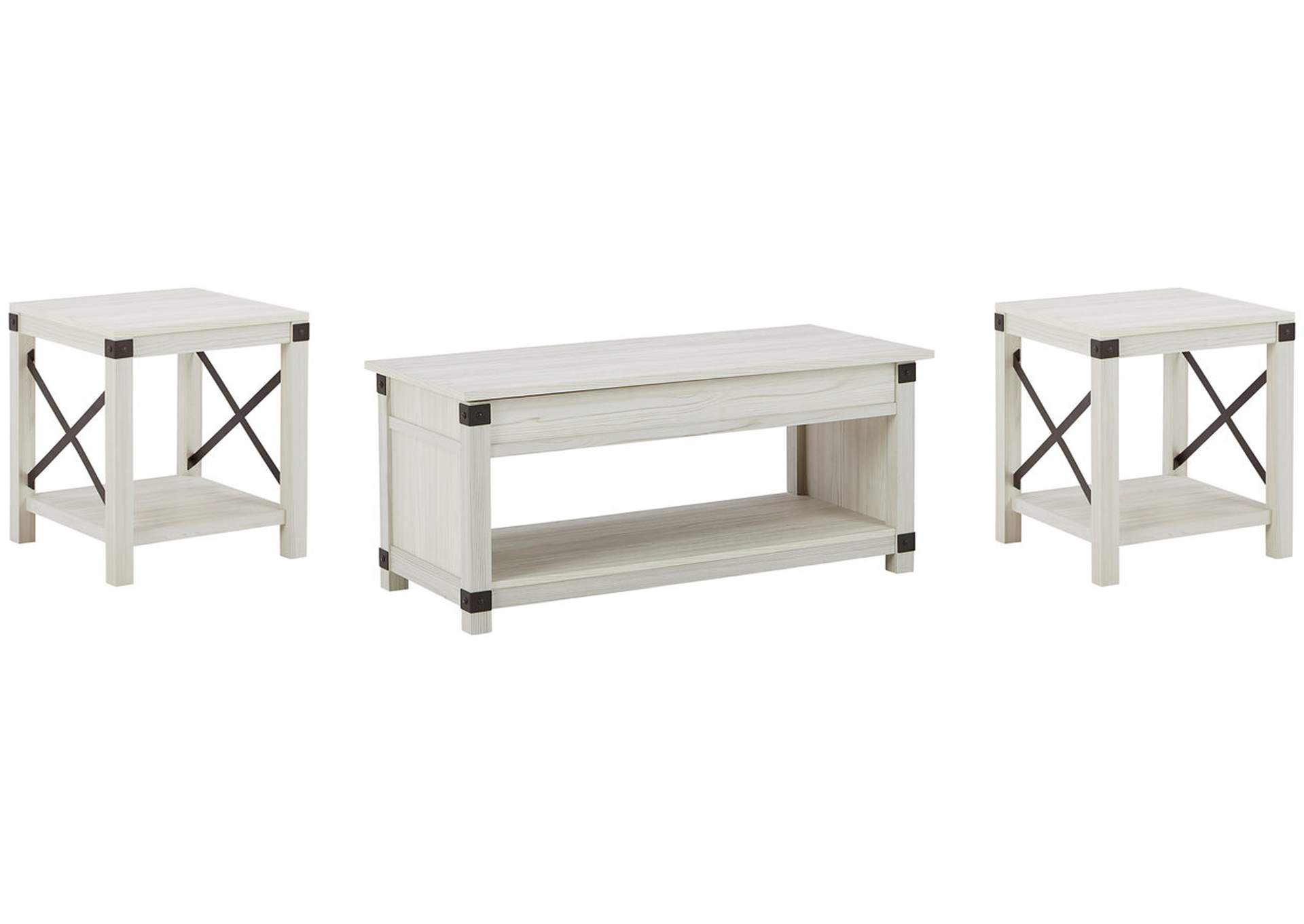 Bayflynn Coffee Table with 2 End Tables,Signature Design By Ashley