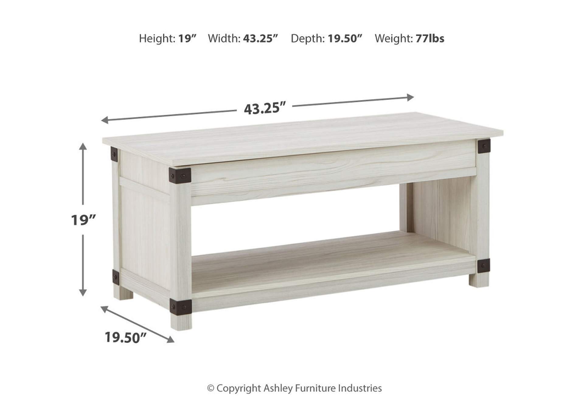 Bayflynn Lift-Top Coffee Table,Signature Design By Ashley