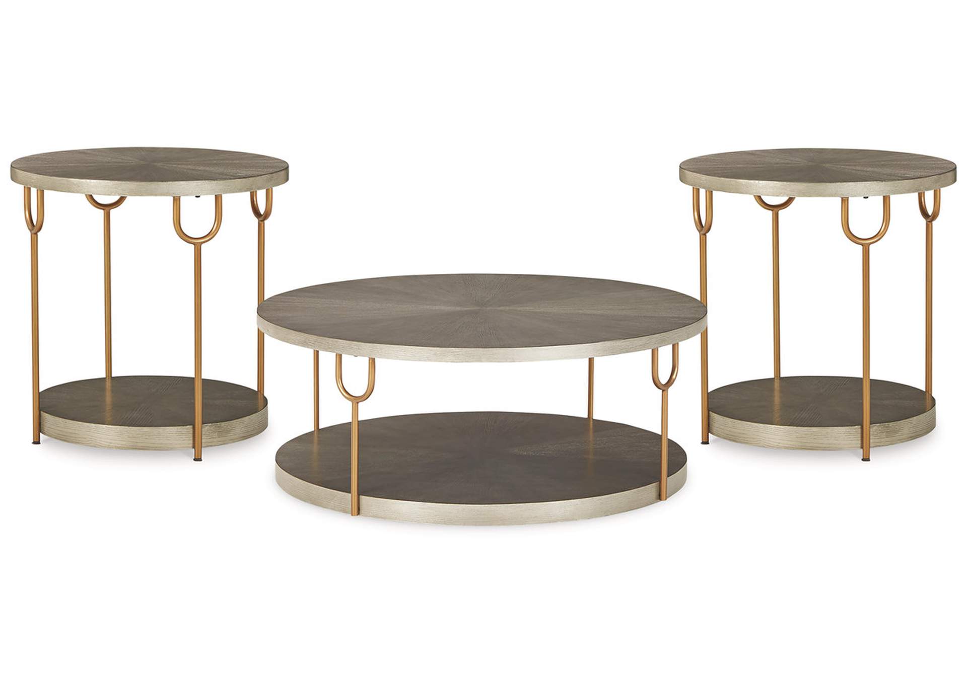 Ranoka Coffee Table with 2 End Tables,Signature Design By Ashley