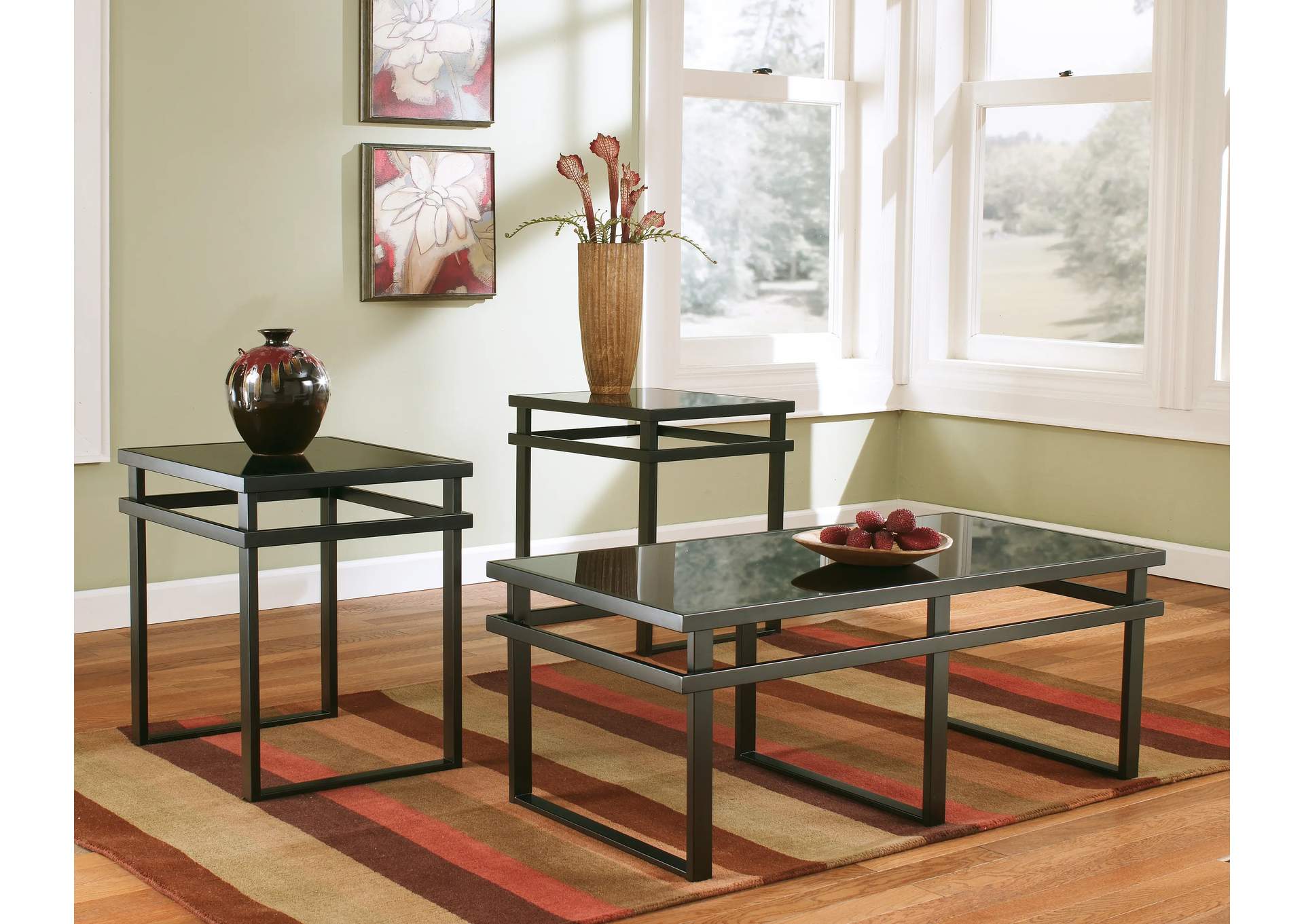 Laney Occasional Table Set (Cocktail & 2 Ends),ABF Signature Design by Ashley