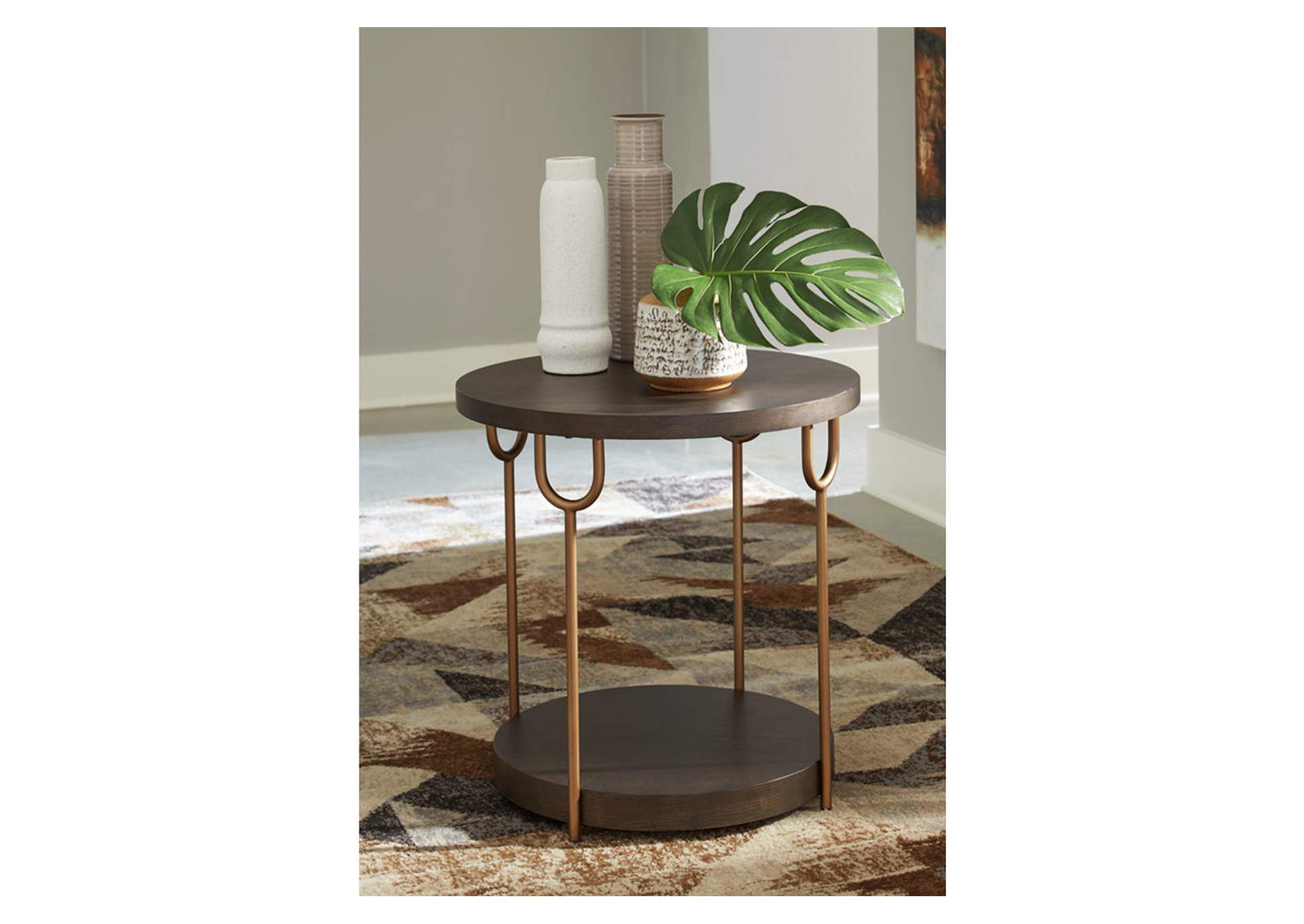 Brazburn Coffee Table with 2 End Tables,Signature Design By Ashley