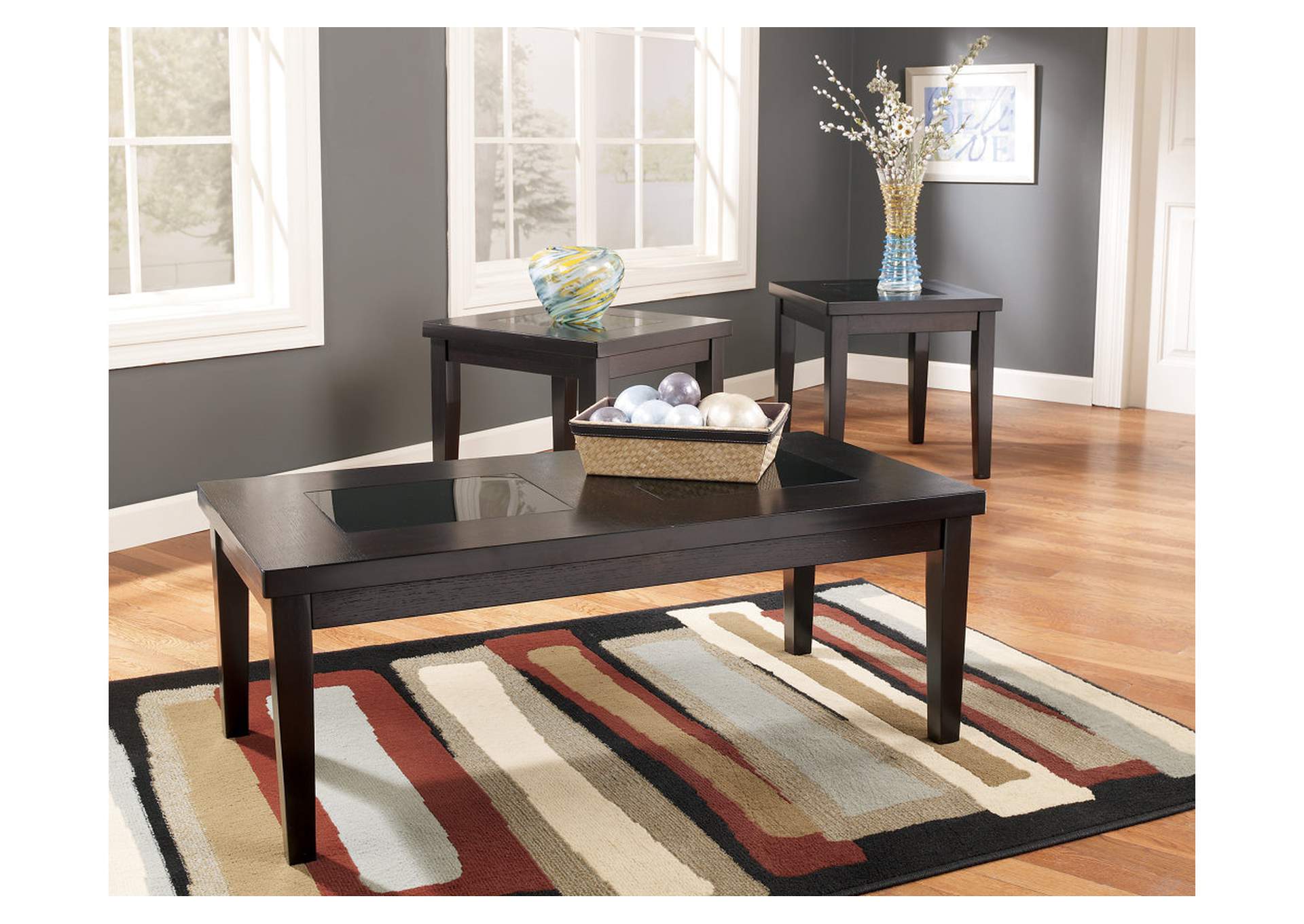 Denja Occasional Table Set (Cocktail & 2 Ends),ABF Signature Design by Ashley