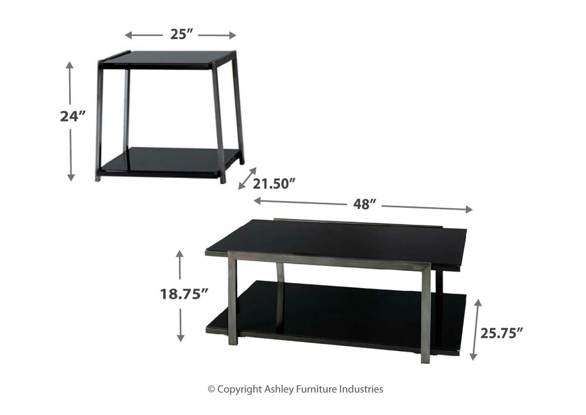 Rollynx Table (Set of 3),Signature Design By Ashley