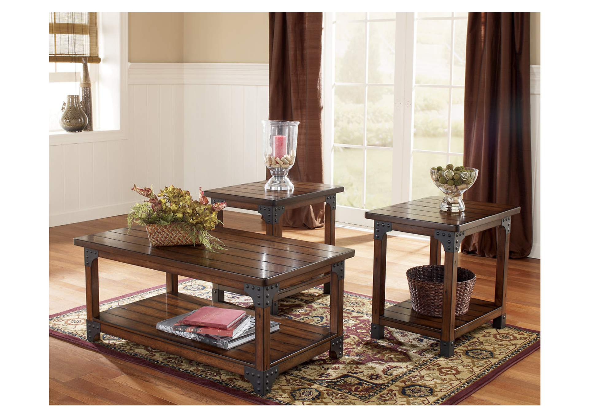 Murphy Occasional Table Set (Cocktail & 2 Ends),ABF Signature Design by Ashley