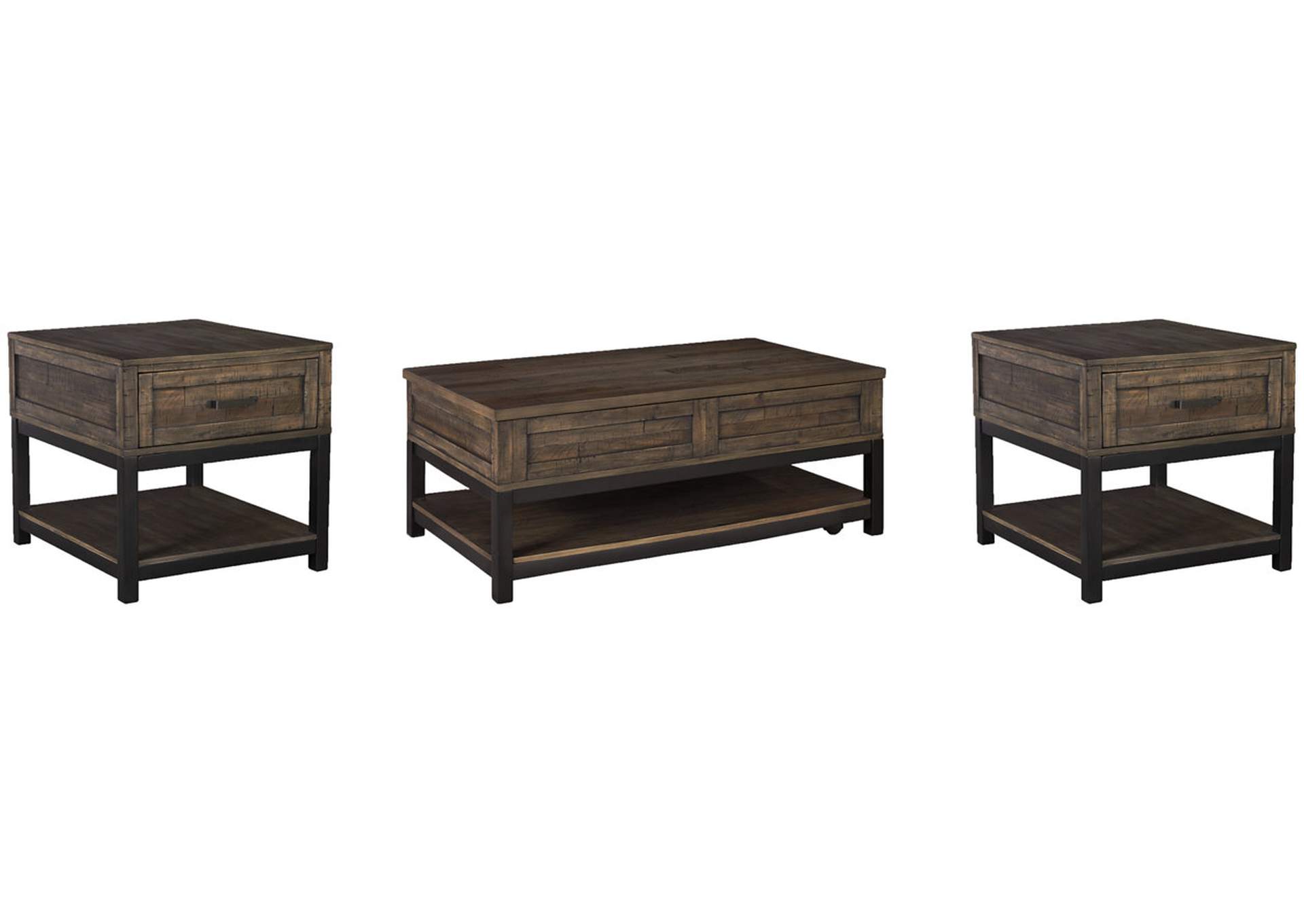 Johurst Coffee Table with 2 End Tables,Signature Design By Ashley