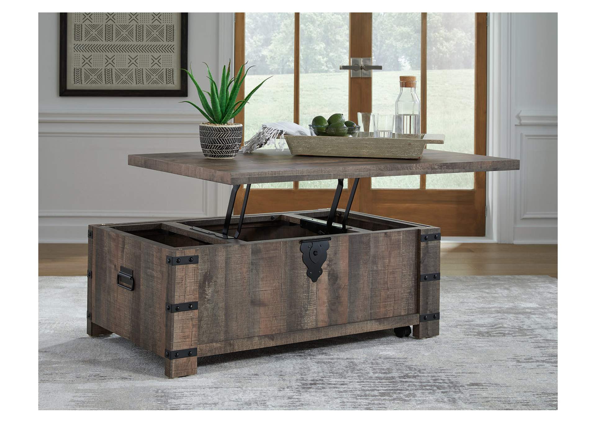 Hollum Coffee Table with 2 End Tables,Signature Design By Ashley