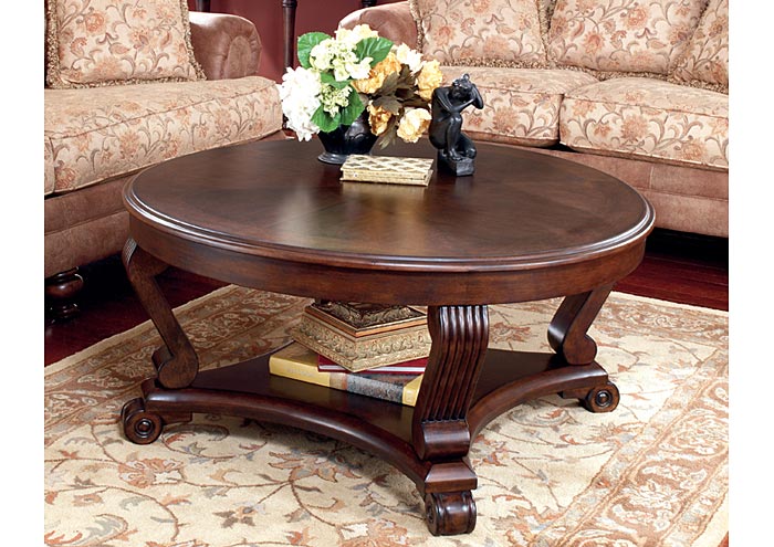 Brookfield Round Cocktail Table,ABF Signature Design by Ashley